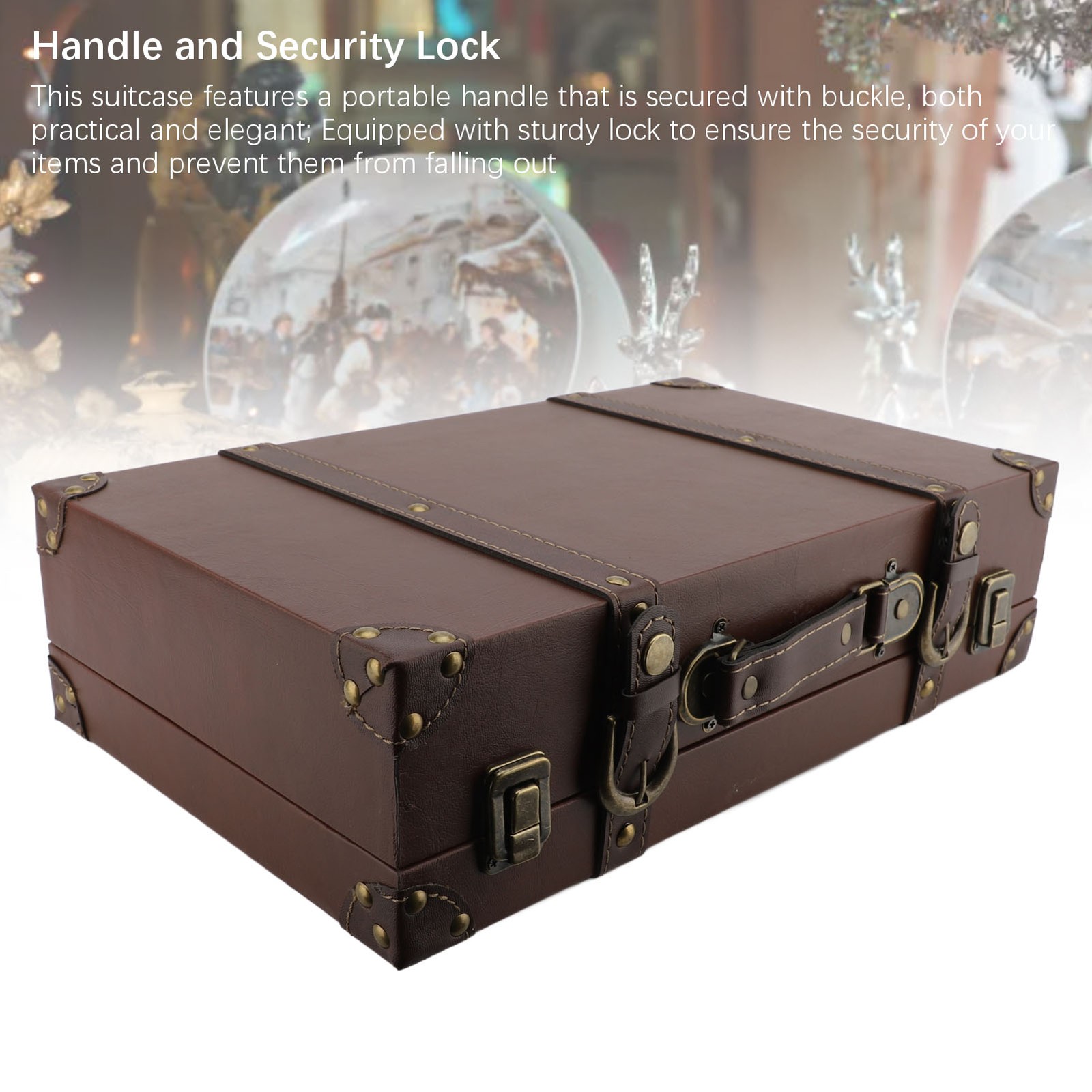 Retro Carrying Case Beautiful Storage Box For Home Use Recommended