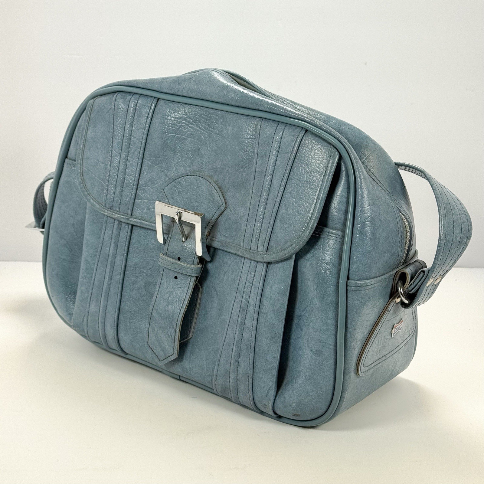 ESCORT American Luggage PAN AM Style Japan 1975 Vintage Retro Carry Travel Bag