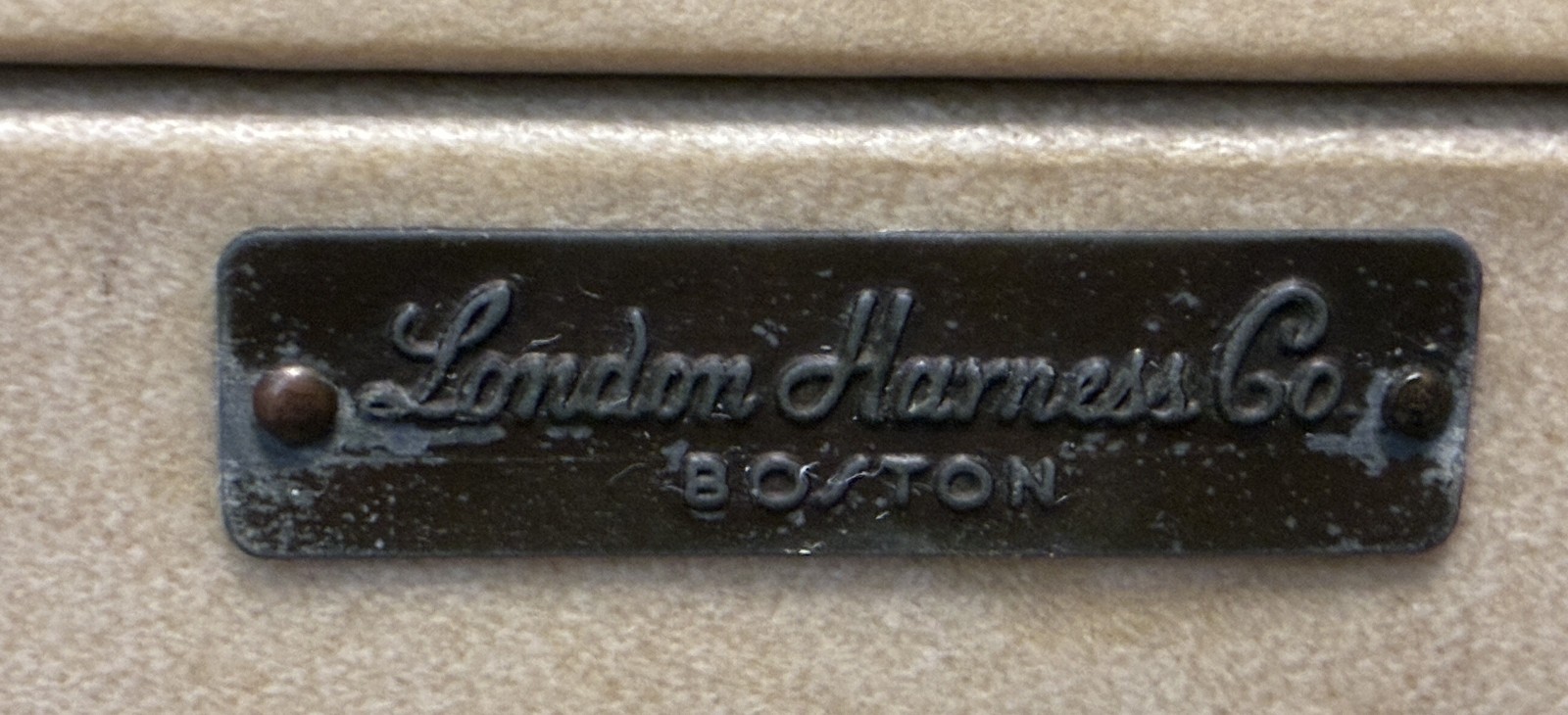 Vintage Lido Luggage Cream Suitcase London Harness Boston Yale Lock SL59