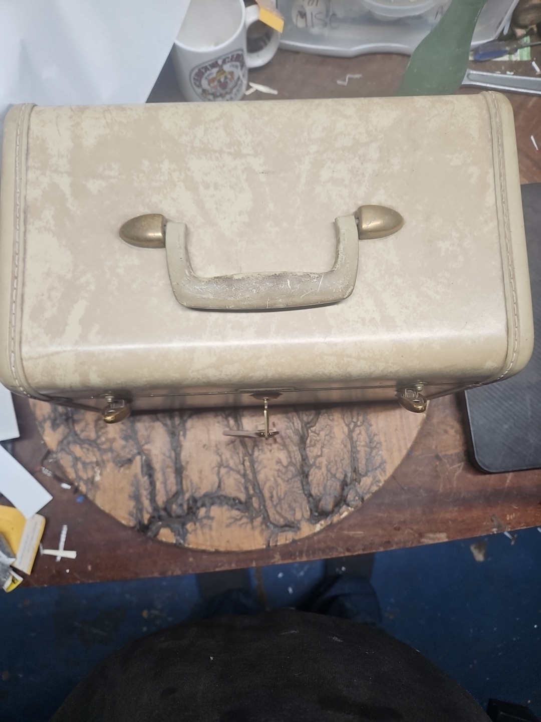 Vintage Samsonite Shwayder Bros. Streamlite Luggage Makeup Train Case Style 4512
