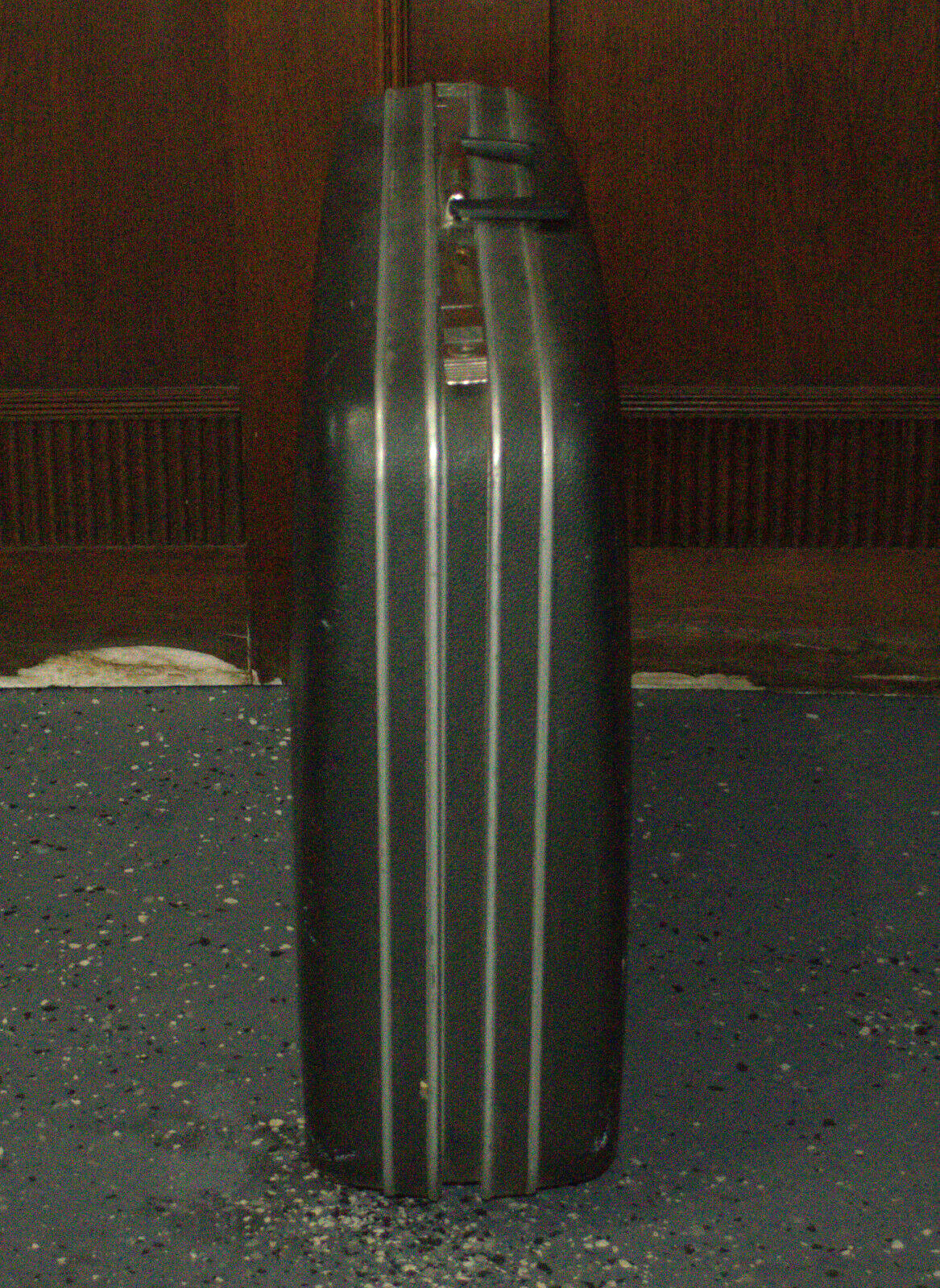 Samsonite Mid-Century Vintage Hardside Suitcase Luggage Gray Charcoal A-1