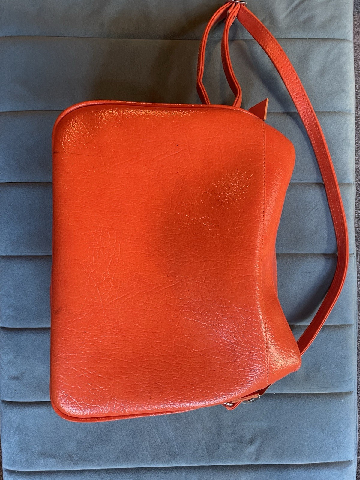 Amelia Earhart Vintage Orange Luggage