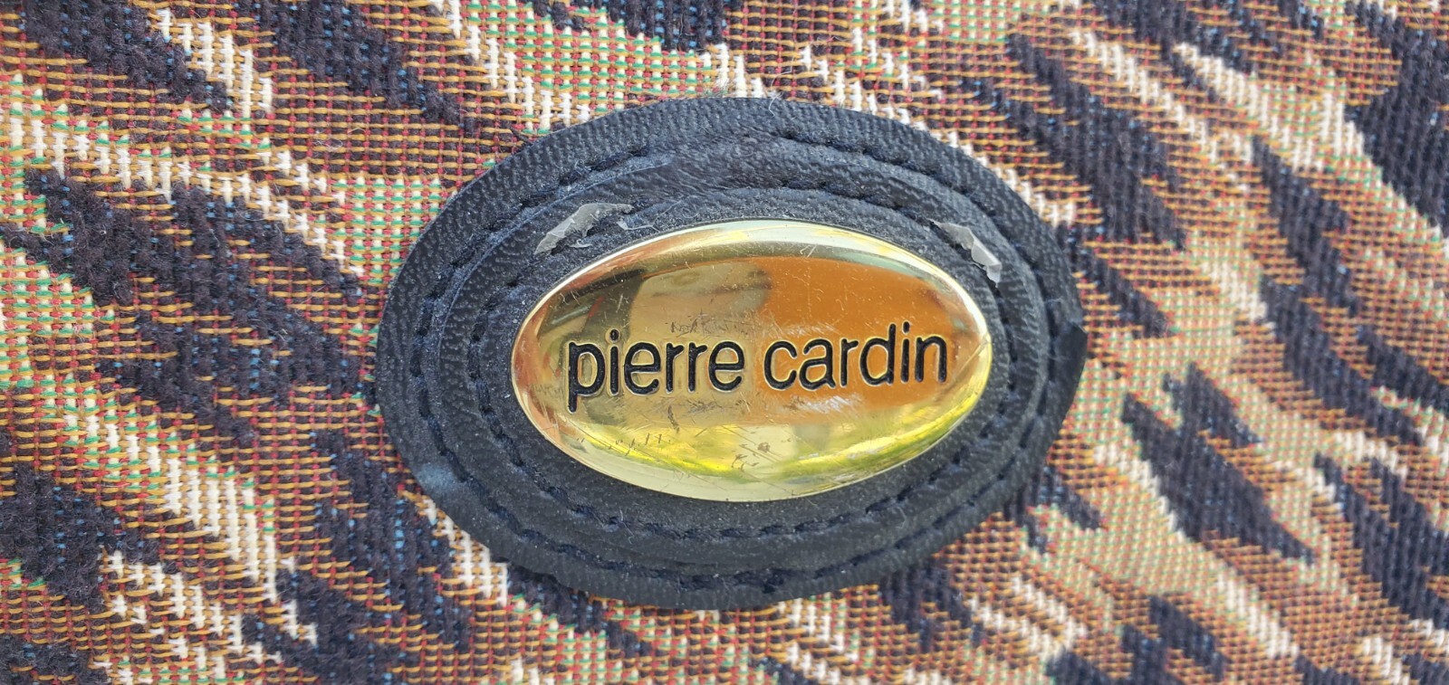 DUFFLE PIERRE CARDIN LEOPARD Animal Vintage Overnight Weekend Travel Bag MINT!
