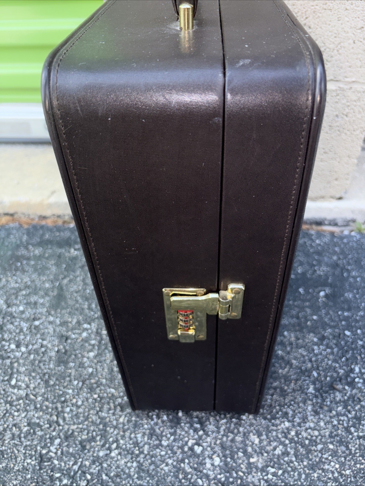 Vintage Destination Grey Goose Vodka Brown Travel Suitcase With Accessories