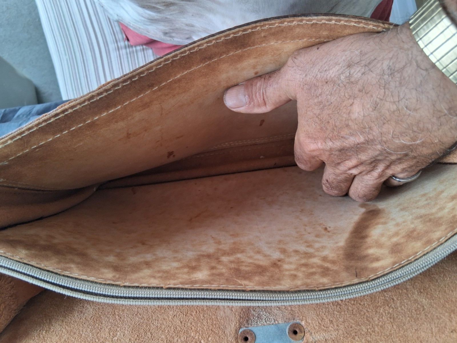 Vintage Leather Satchel Breifcase…man Purse