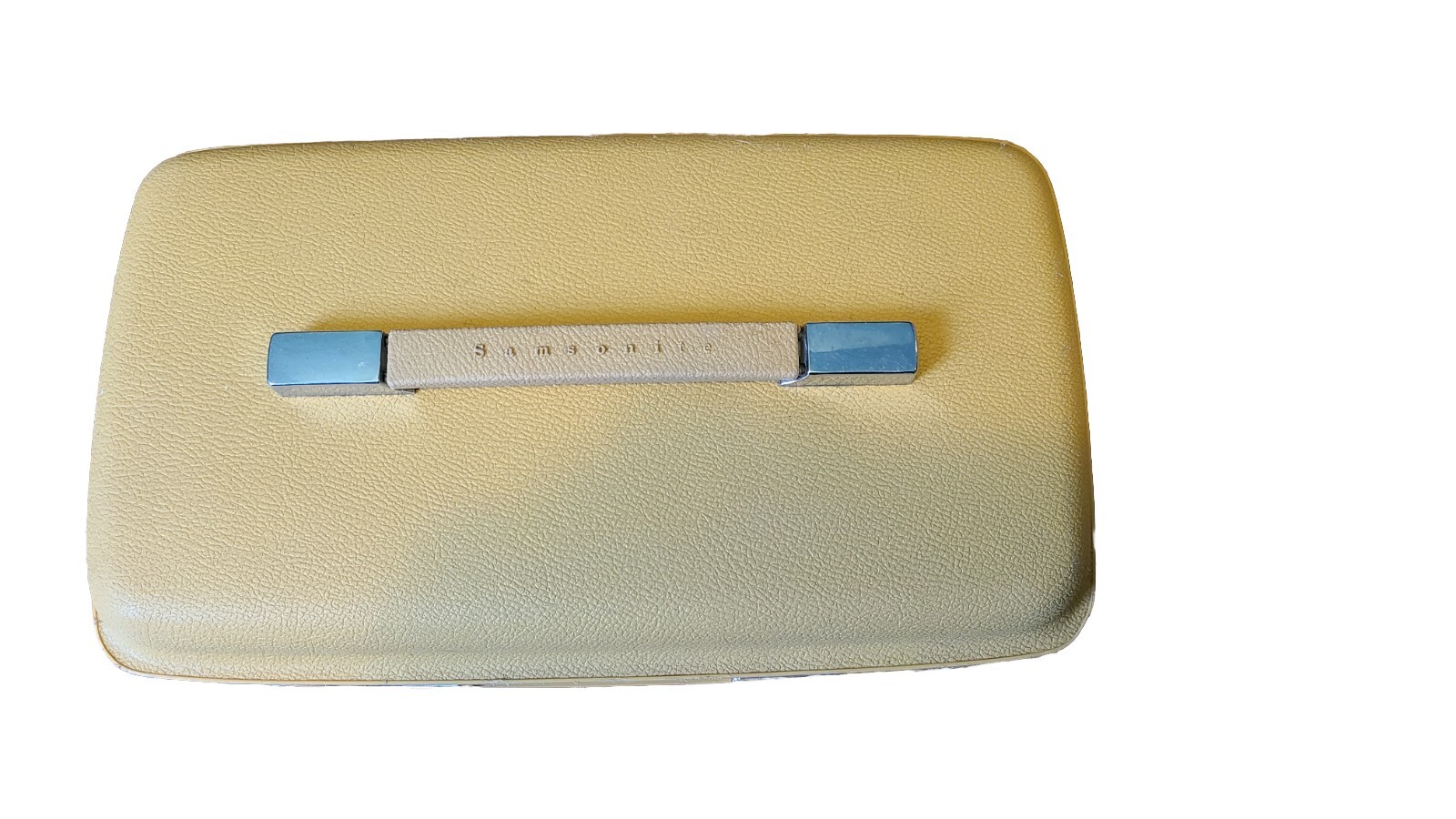 Vintage 1970’s Harvest Gold Samsonite Makeup Toiletries Luggage Case