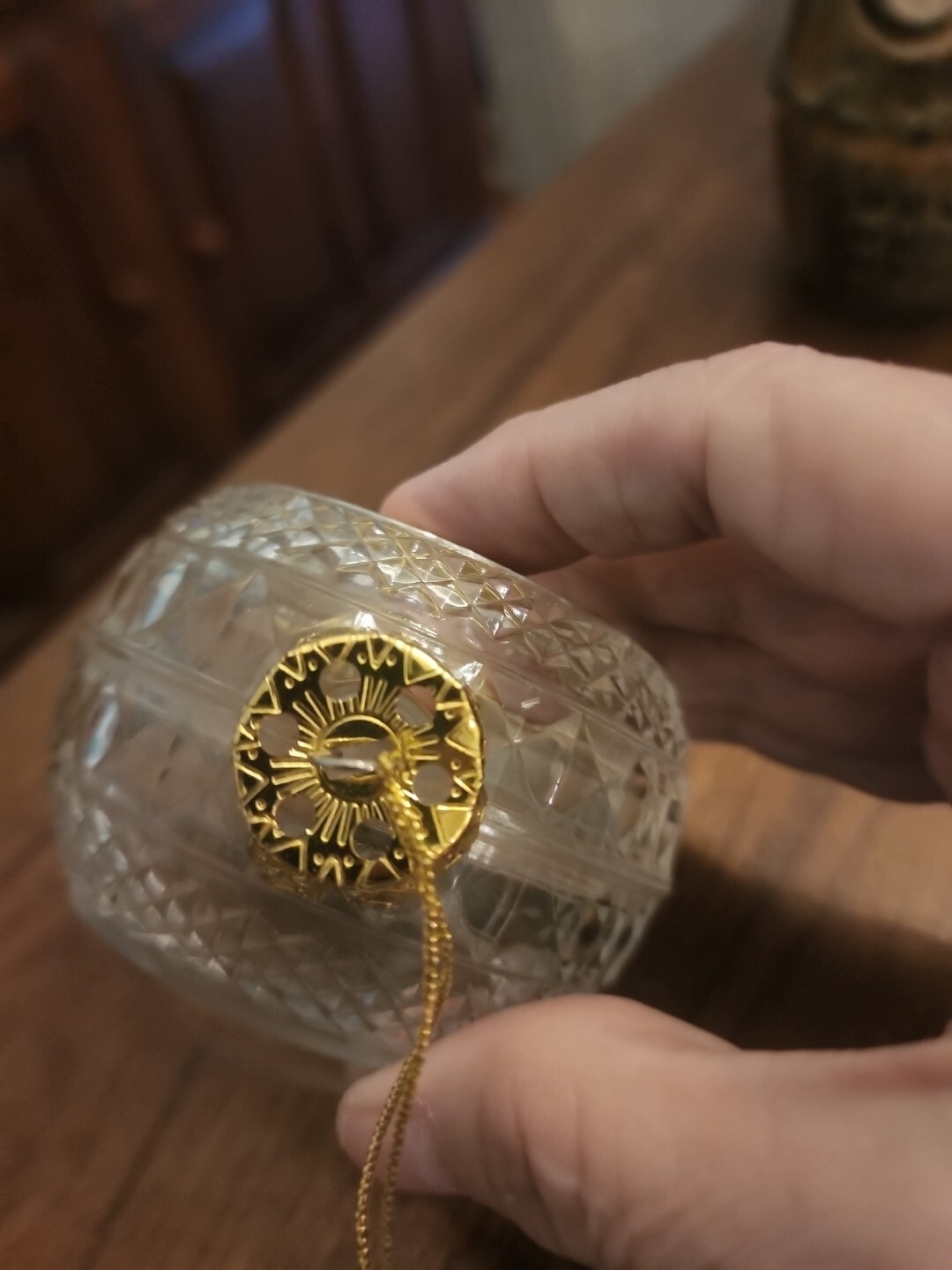 Chateau Lake Louise Ornament- fits over mini tree light for added color
