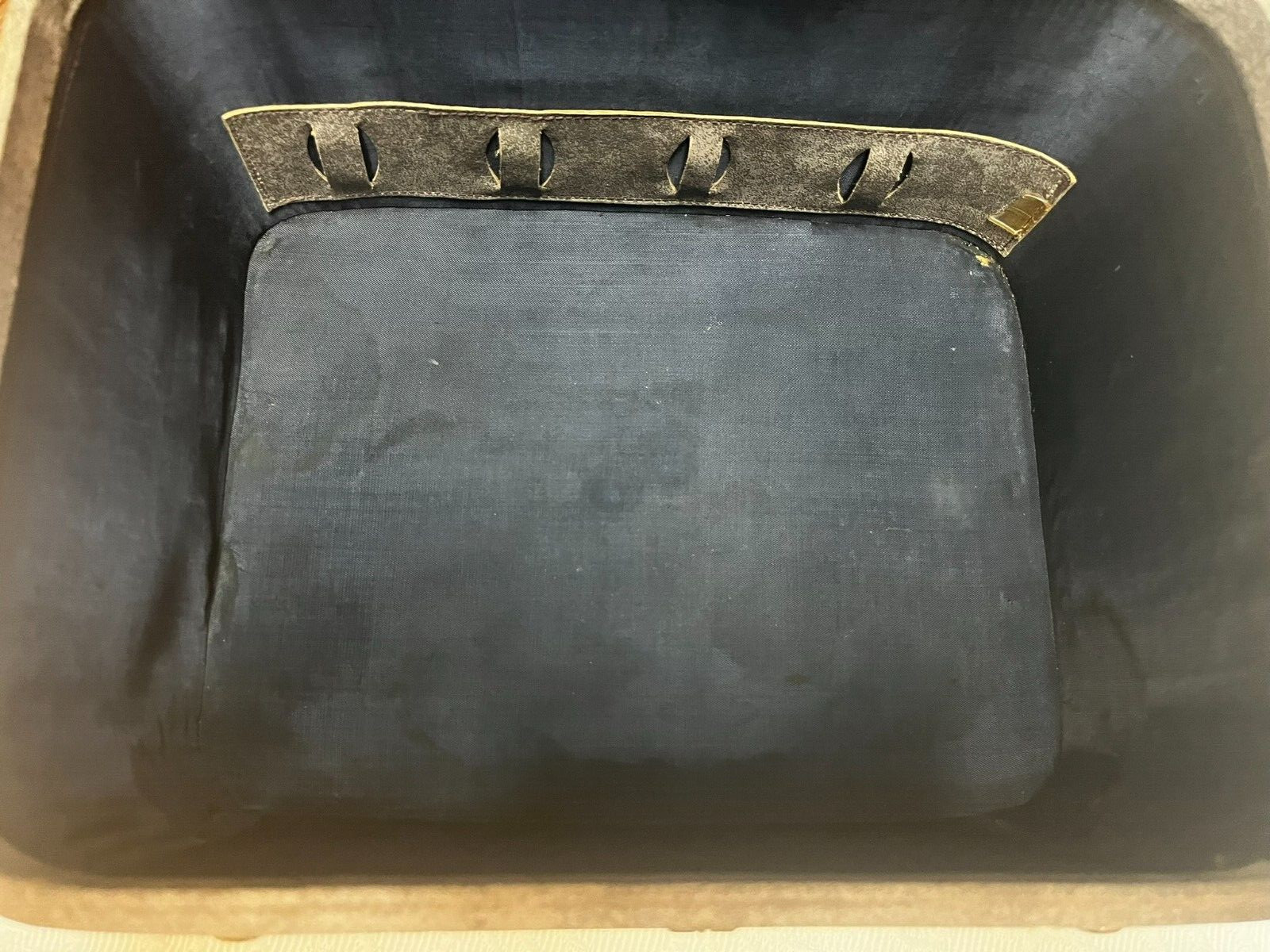U.S. Trunk Co. Vintage Gray Vanity Train Case