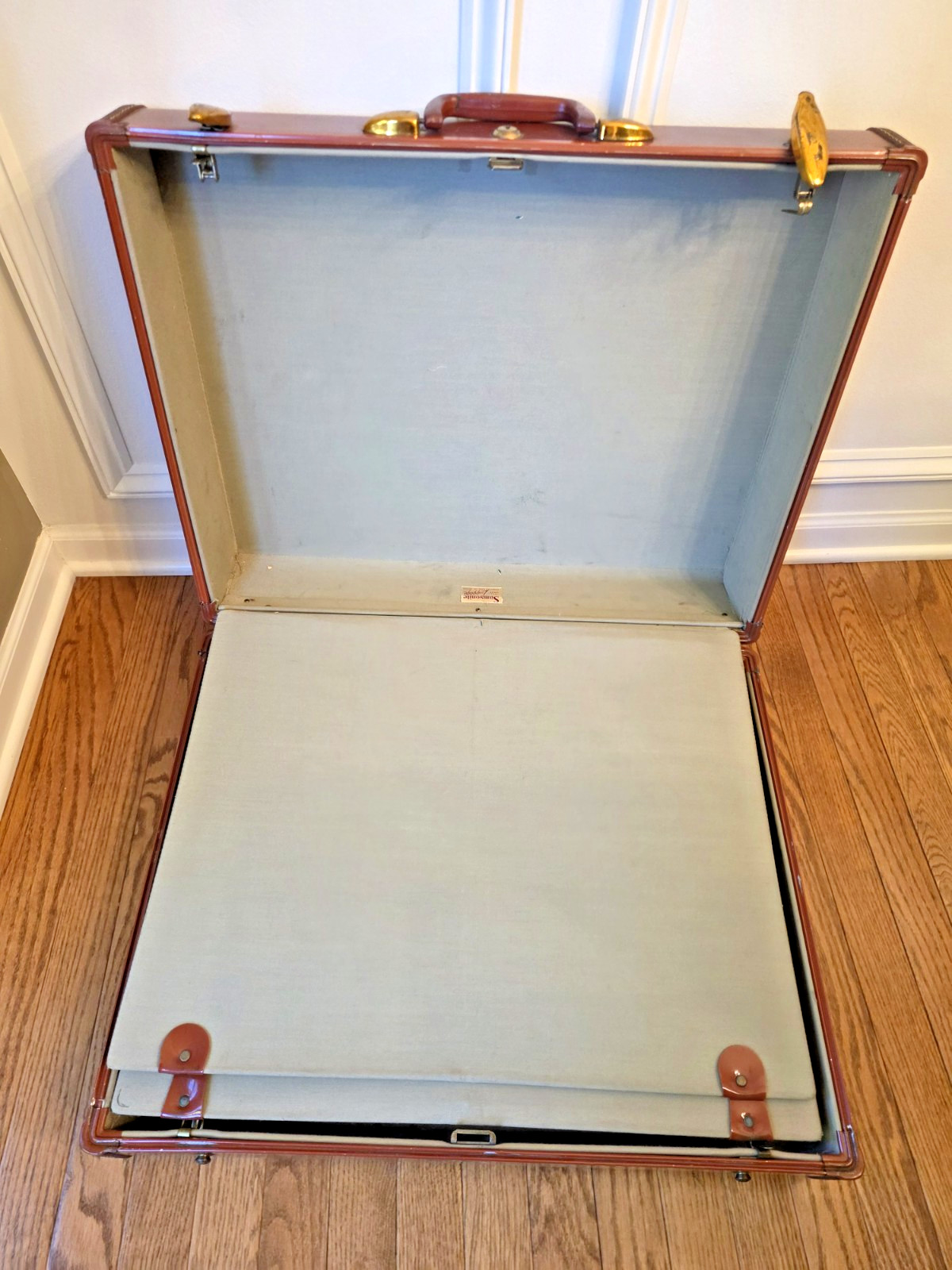 Vintage Samsonite Journeyer Wardrobe Suitcase Lot of 2 Military Estate Denver