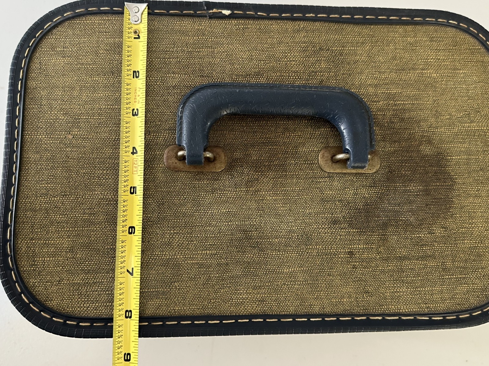 Vintage 1950s Carrylite Train Case w/ Mirror – Mid-Century – Lock Works