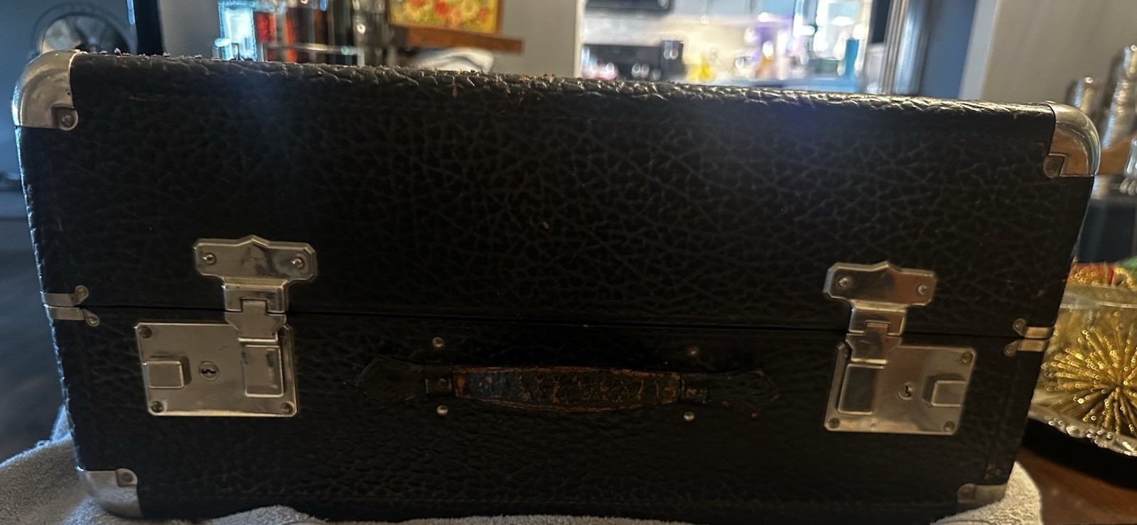 VTG XL Travel Wardrobe Suitcase With Hangers And Compartments Hartmann Style
