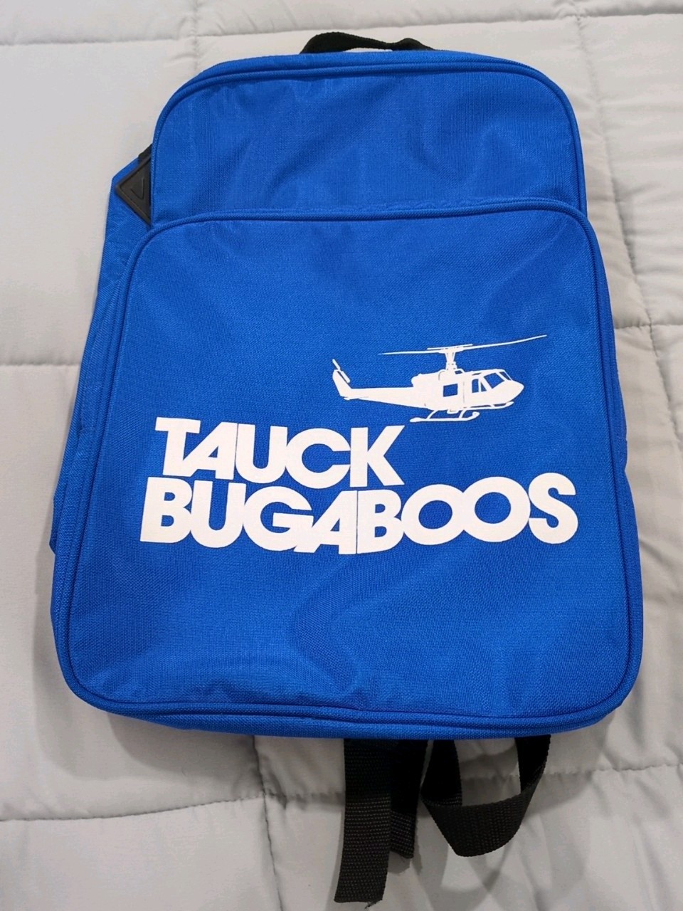 Vintage Tauck Bugaboos Carry On Bag Backpack Helicopter Tours NOS