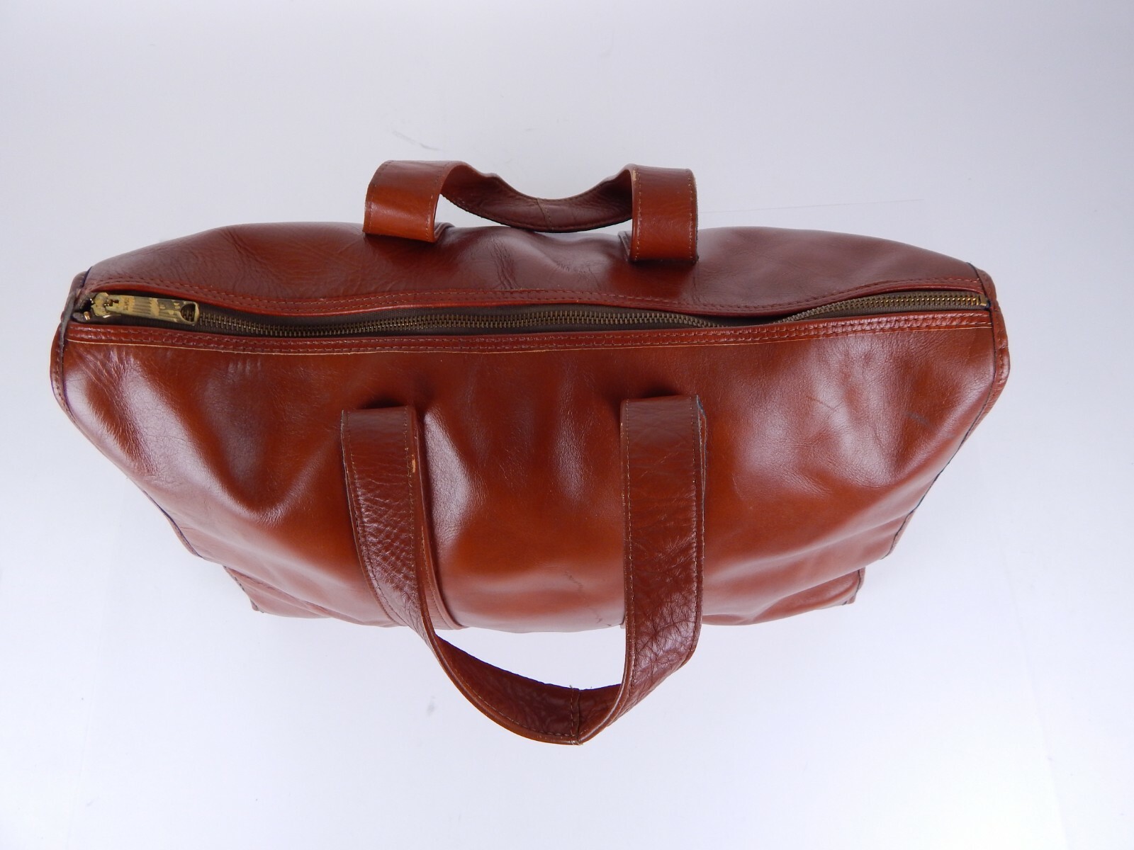 Vintage Letisse Leather Soft Carry On & Brief Case Brown/Rust