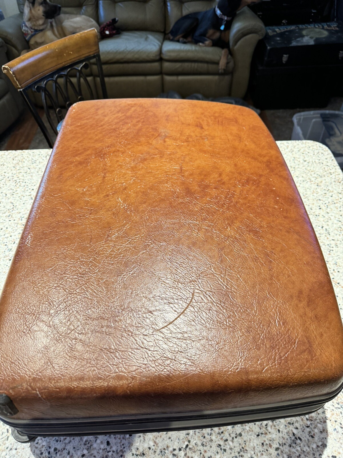 Large Vintage 50s-60s Mid-Century Samsonite Silhouette Suitcase luggage