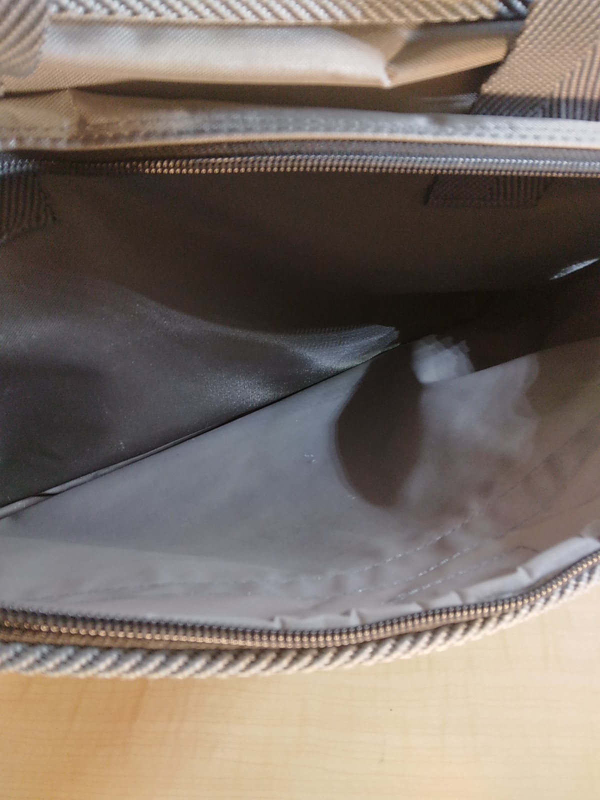 Vintage Oleg Cassini Gray Travel Carry-On, Overnight, Weekender Bag By Airway