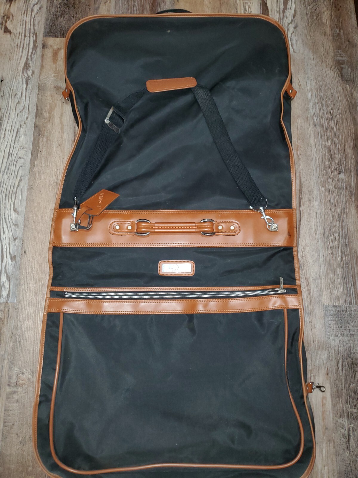 JORDACHE Garment Travel Suit Bag Black Brown 42”