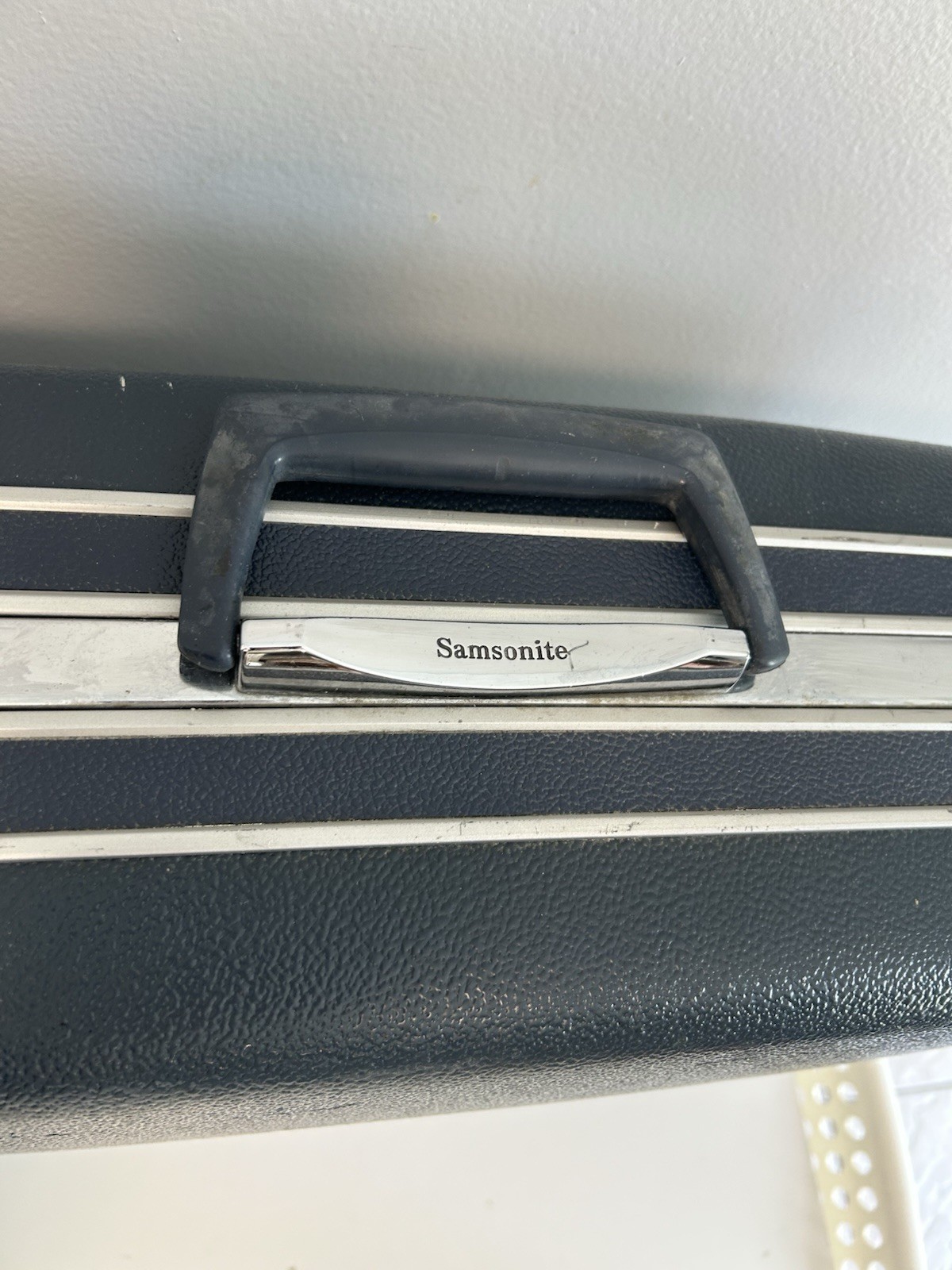 Vintage Luggage Suitcase Samsonite Silhouette Blue – 26 x 19 x 8
