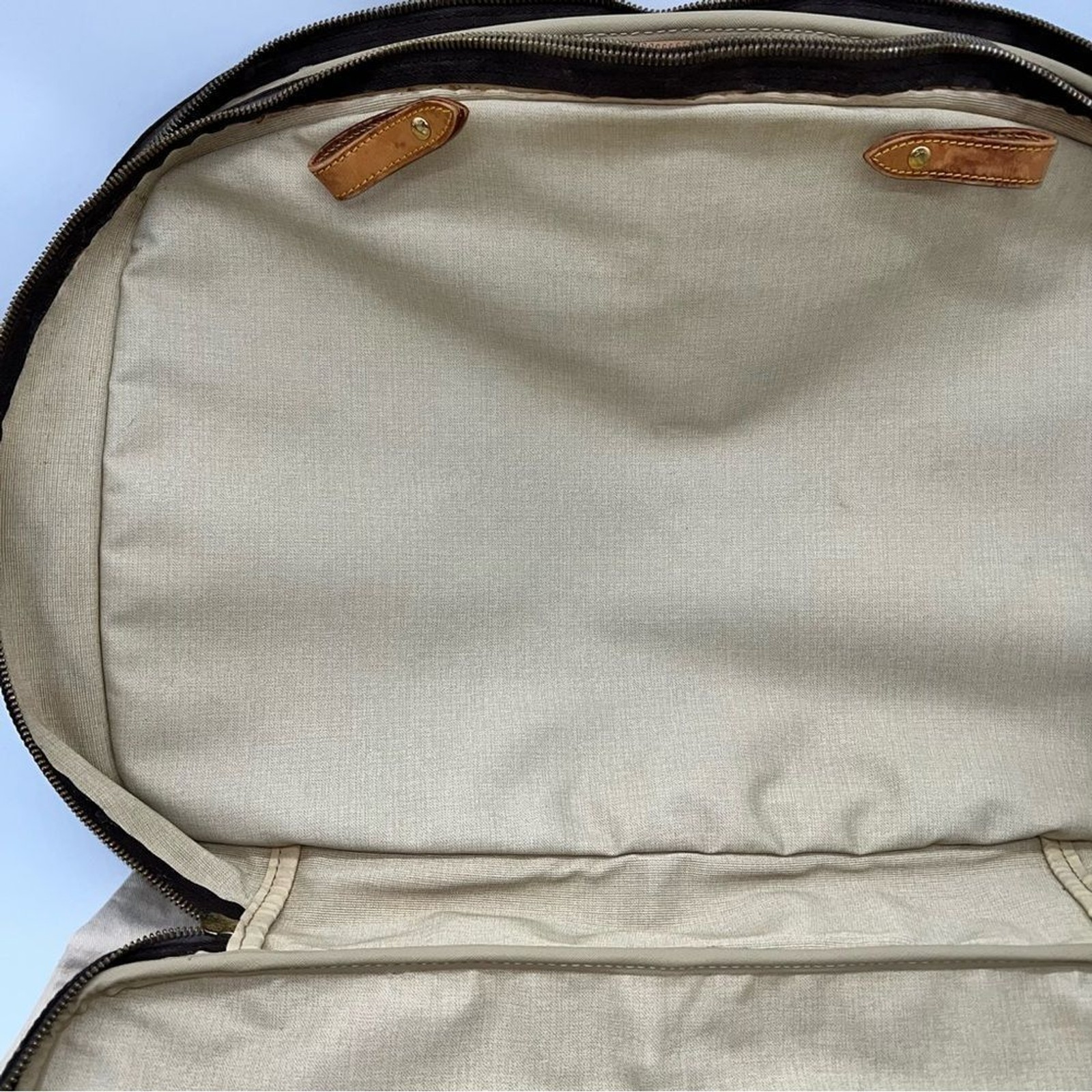 Louis Vuitton Alize 2 Monogram Poches Suitcase w/Strap-2 Locks/Key-Garment Bags+