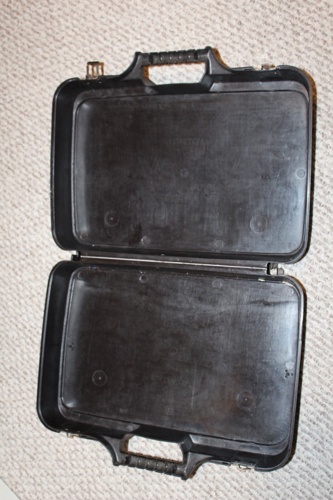 VTG Amway Distributor Black Plastic case briefcase Home Care Know How 1970s 80s