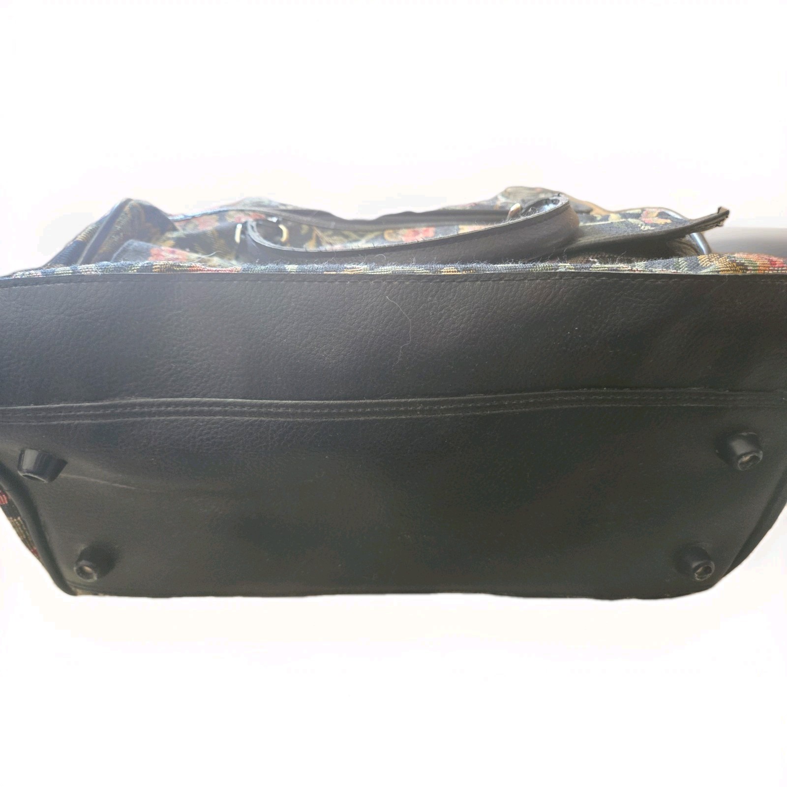 Luggage Jordache 3 Piece Set Gray Floral Travel Bags Vintage 80s Grannycore