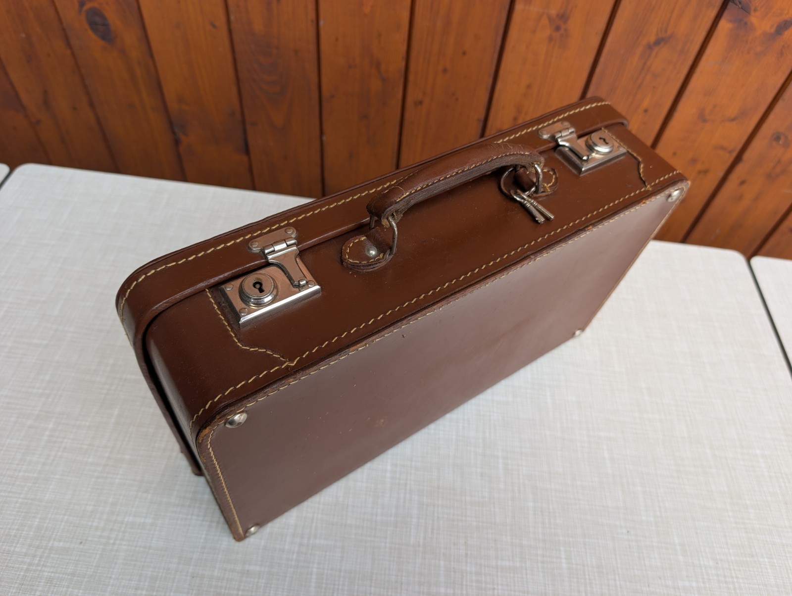 Vintage Suitcase 50s Retro Weekender Children’s Suitcase Mid Century 60s 2