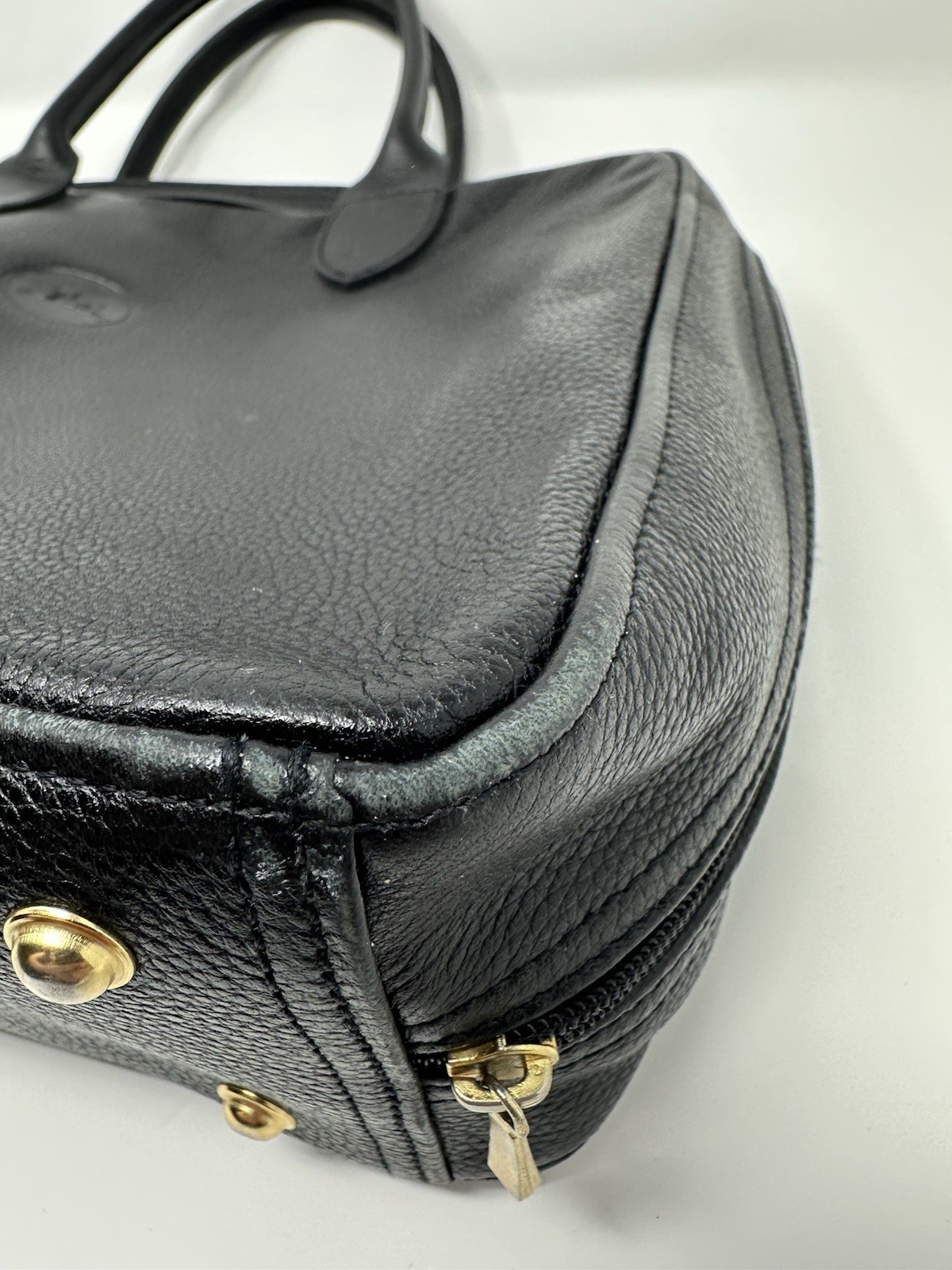 Longchamp Leather Bag Briefcase Style 10”x14”x4”