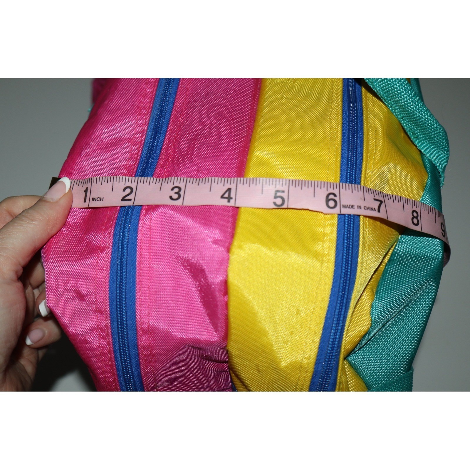 Vintage 90’s Sassafras Colorblock Bag Kids On the Go Nylon Travel Gym Tote