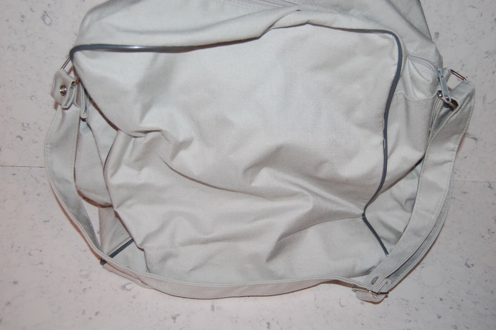 Vtg MOD 60s CIRCLE AMERICA TOURS travel airline cruise PROMO CARRY-ON BAG Square