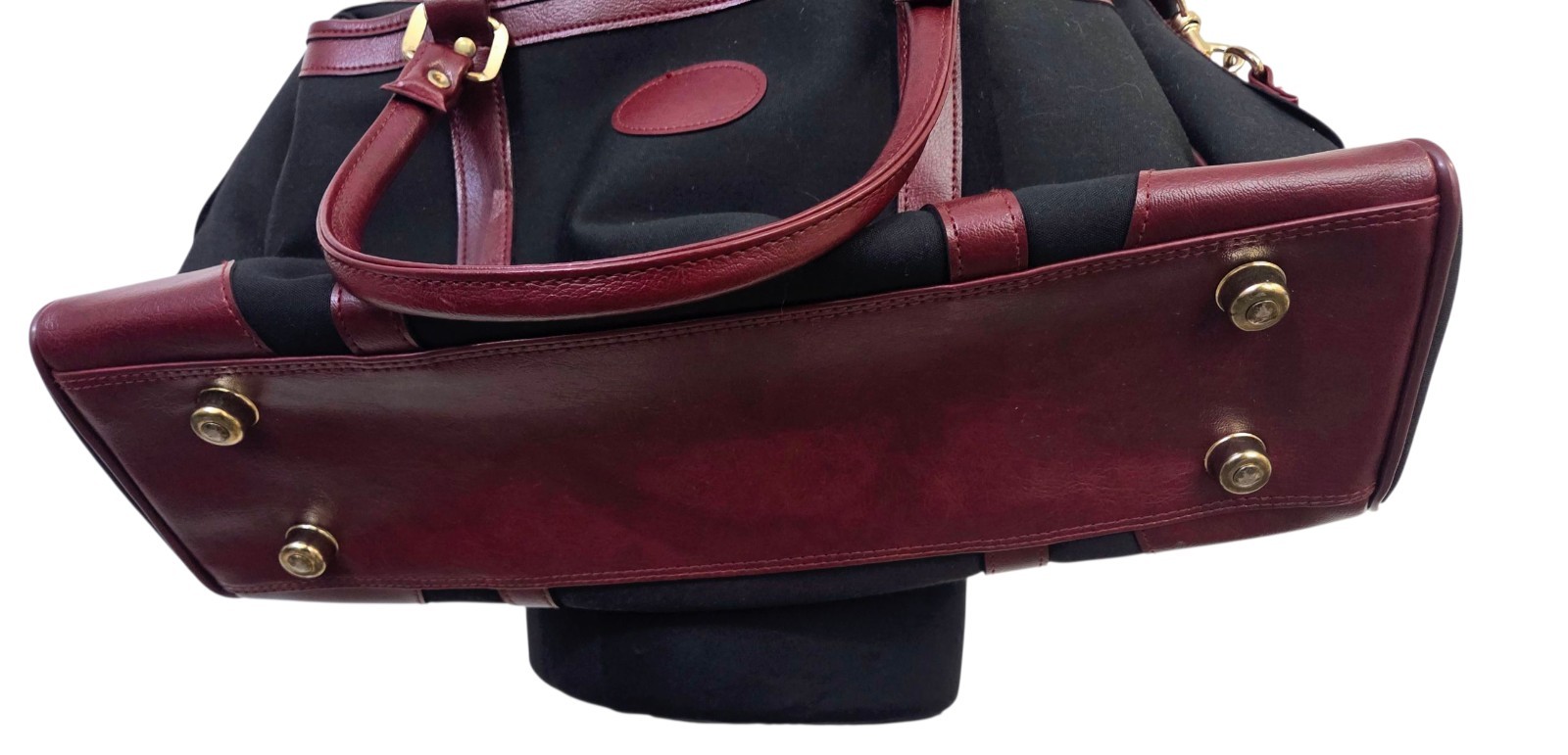 Suitcase Luggage Carry-on Vintage CLEAN Rare Gimbel Overnight Bag Retro MCM EUC