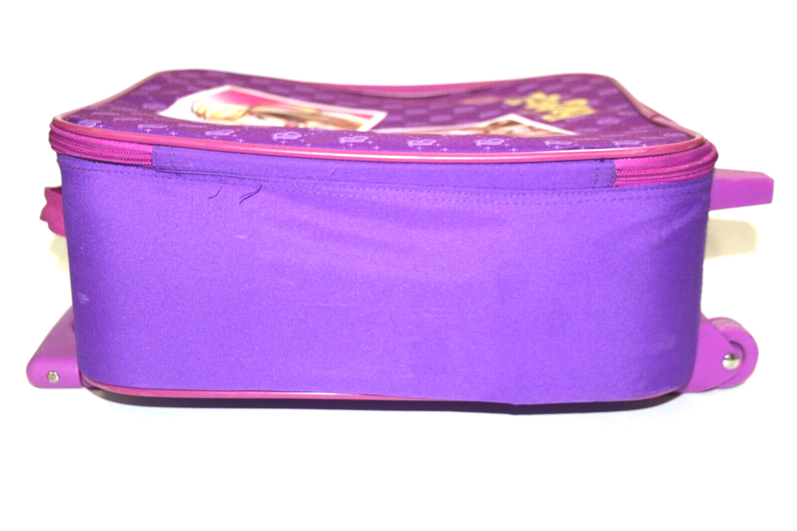 Bratz Rolling Suitcase Luggage Travel Bag Wheeled Carry On Doll Theme Purple