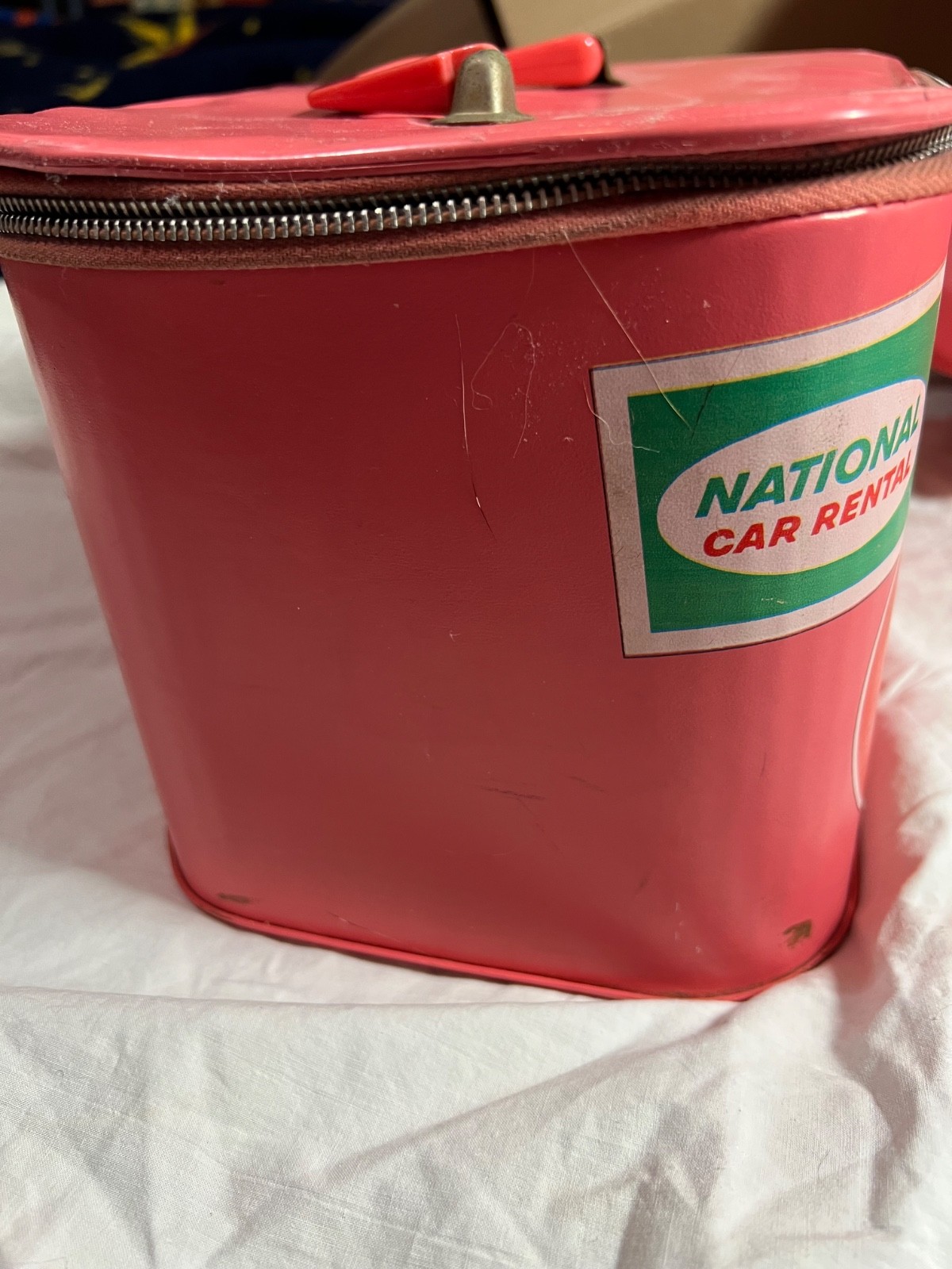 Juniorteen Pink Suitcase 1960s Garment Bag Case Barbie Standard Plastic