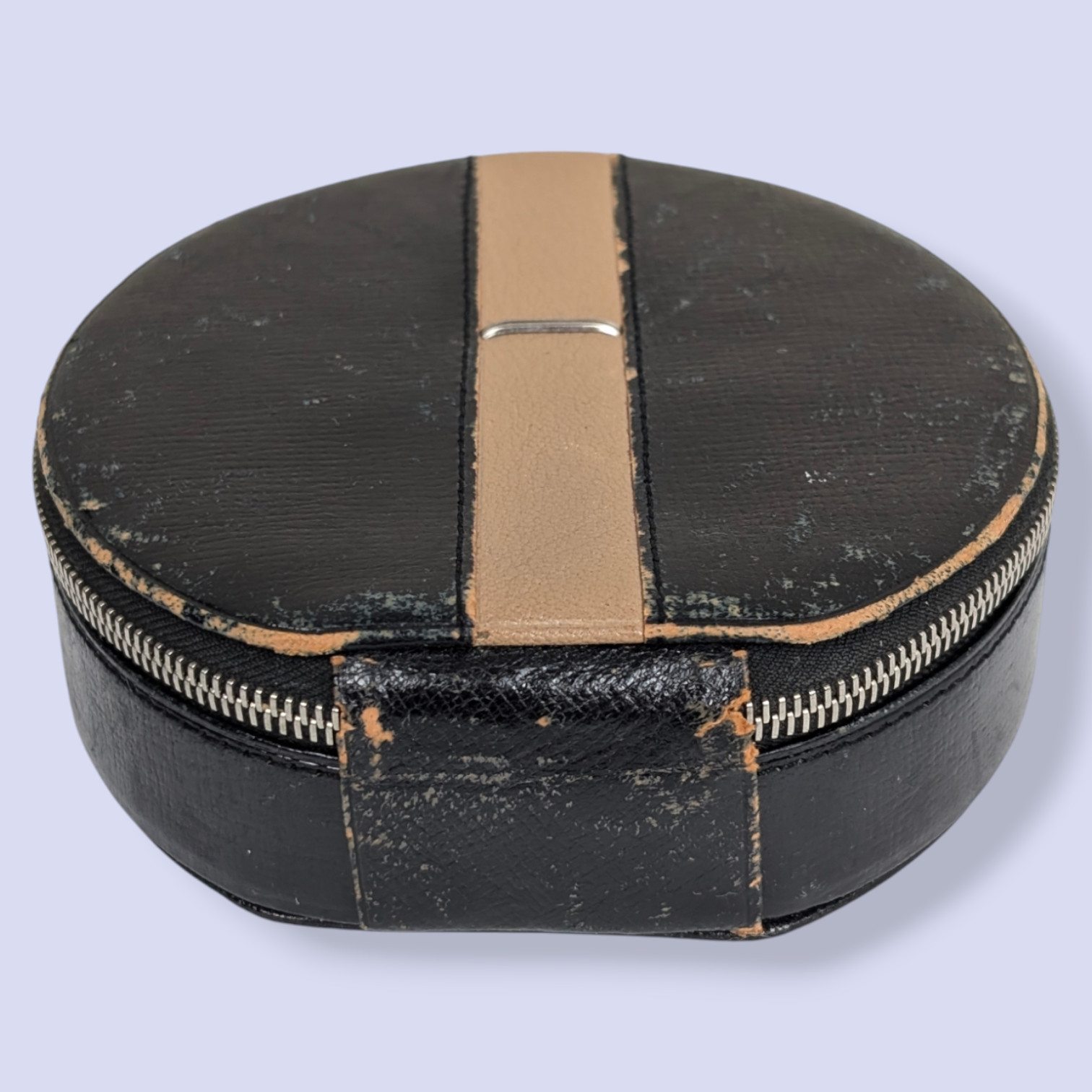 Vintage 50s/60s German Round Vanity Travel Case