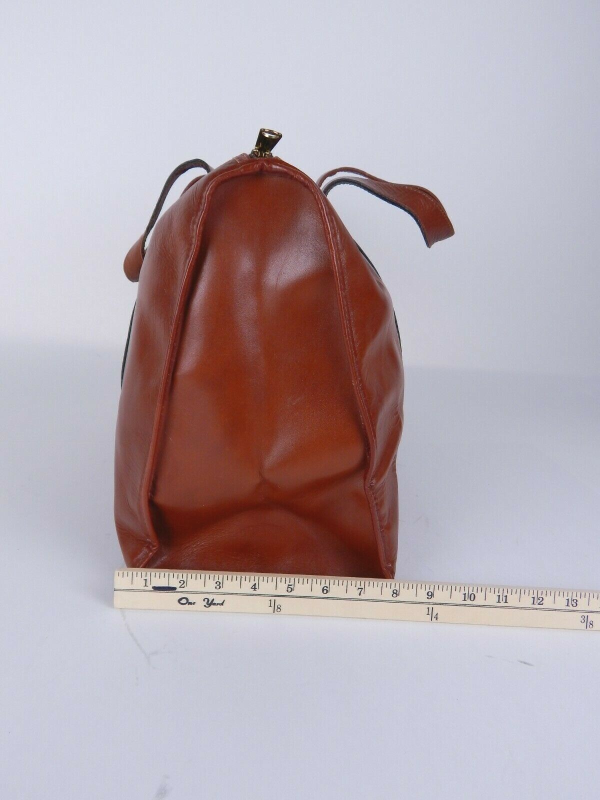 Vintage Letisse Leather Soft Carry On & Brief Case Brown/Rust