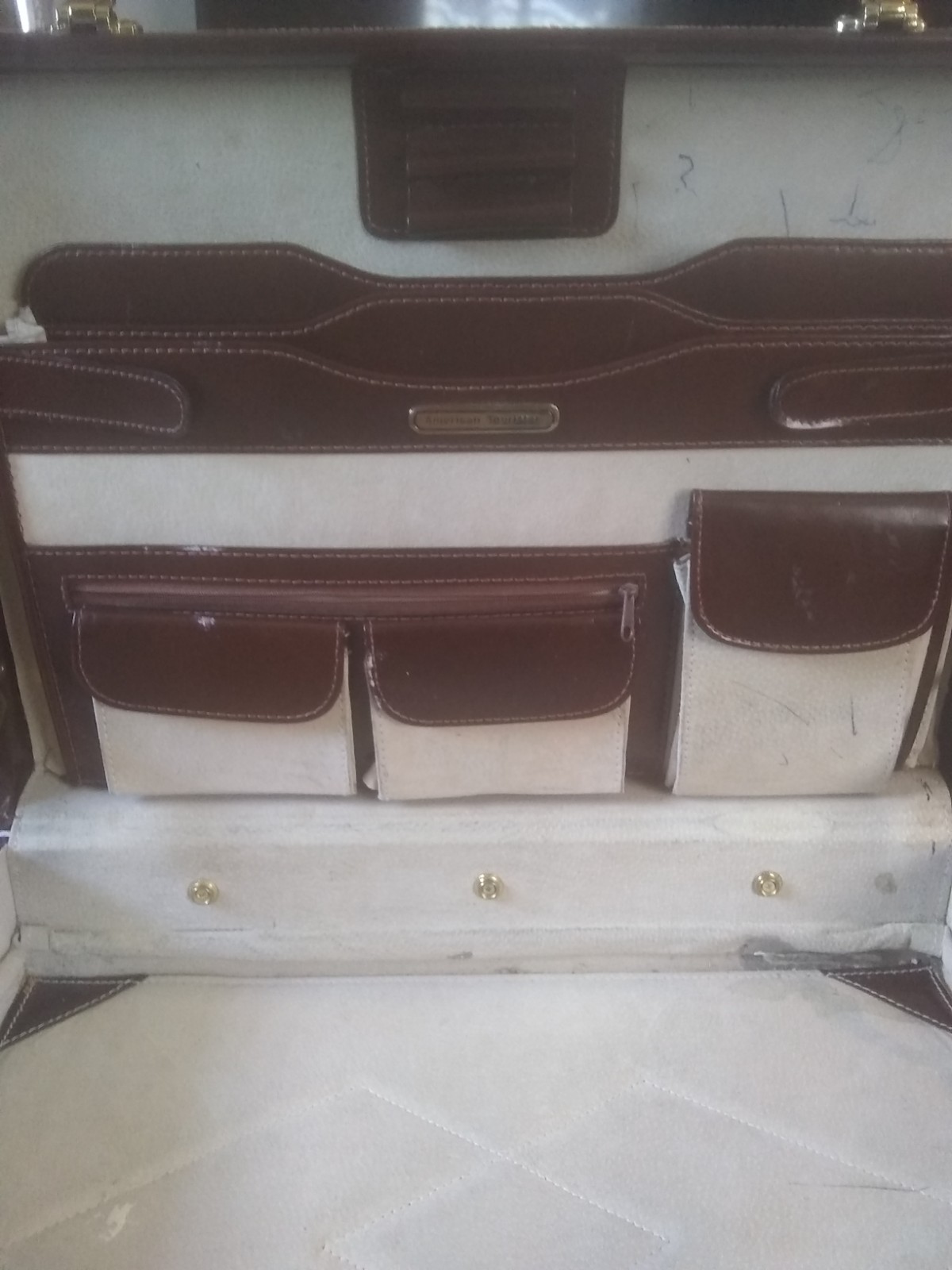 Vintage Leather American Tourister Breifcase