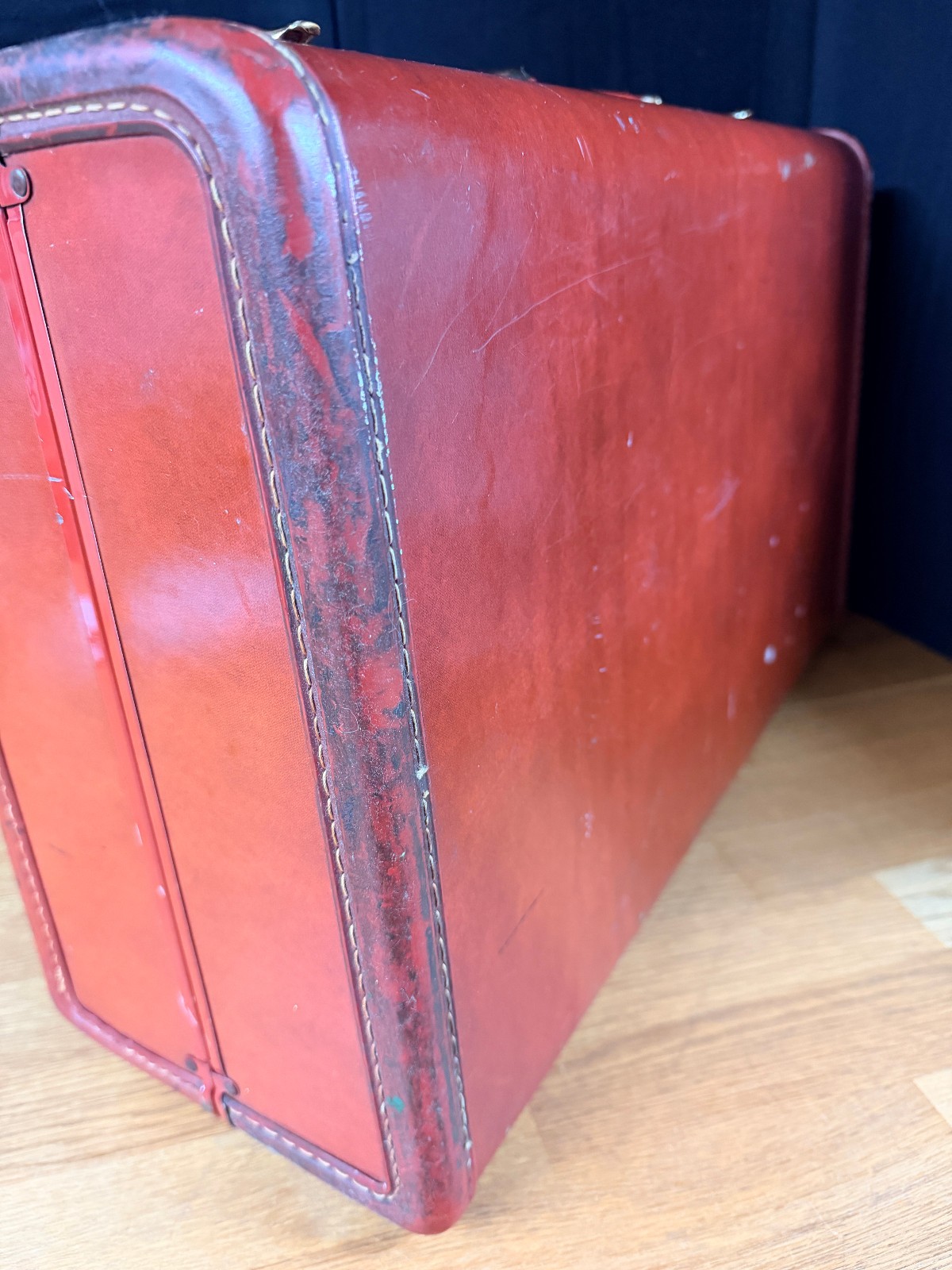 Vintage Samsonite Luggage Suitcase No. 4921 Hardshell Shwayder Bros 21″ No Key