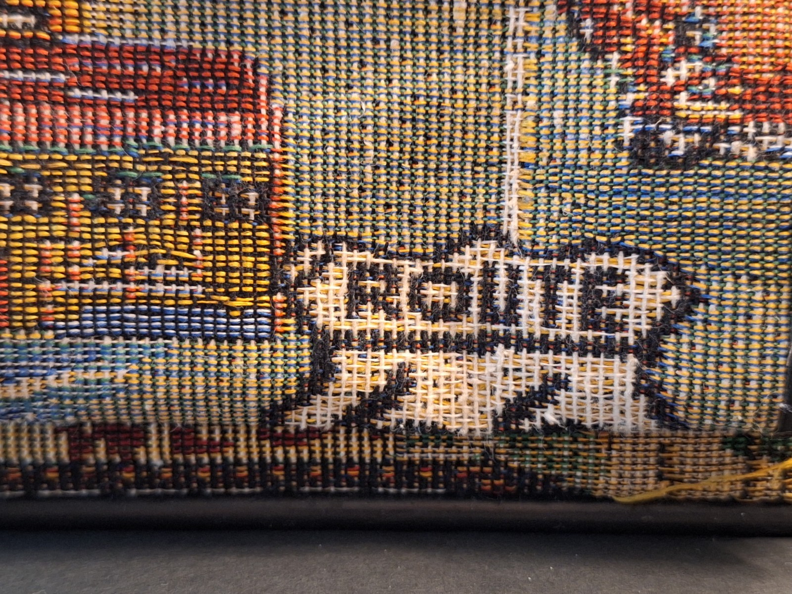 VTG Pioneer Express Route 66 Tapestry Travel Makeup Hard Suit Case Bag &Mirror