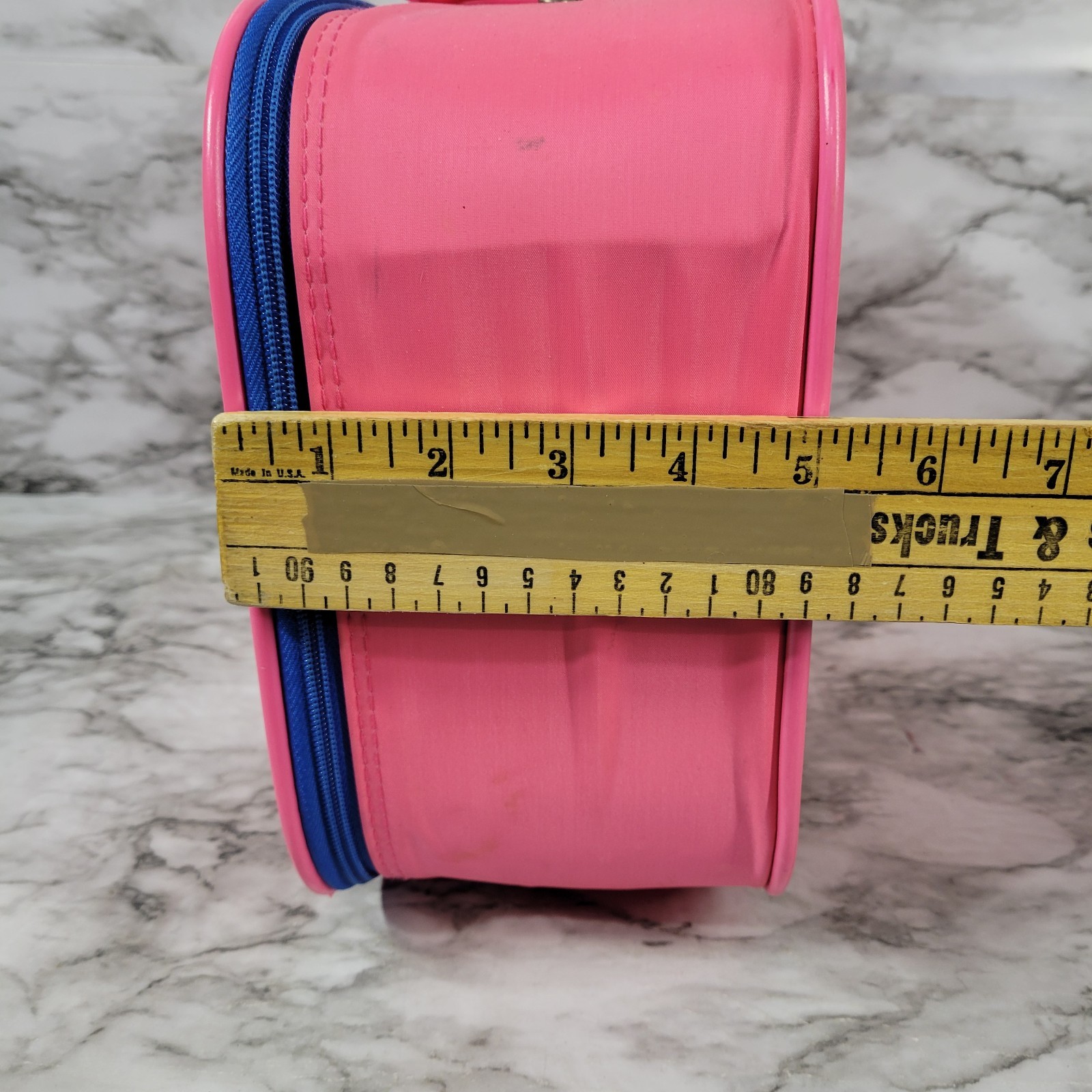 Vintage “GOING TO GRANDMA’S” 1980’s CHILD’S VINYL SUITCASE – BEAUTIFUL COLOR’S