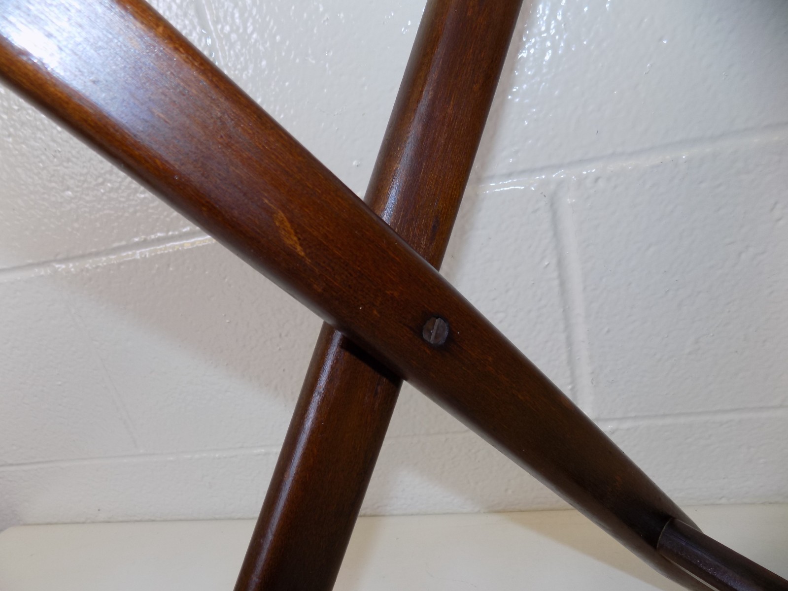 Vintage Wooden Folding Luggage Suitcase Rack Stand Floral Straps 21” AirBnb