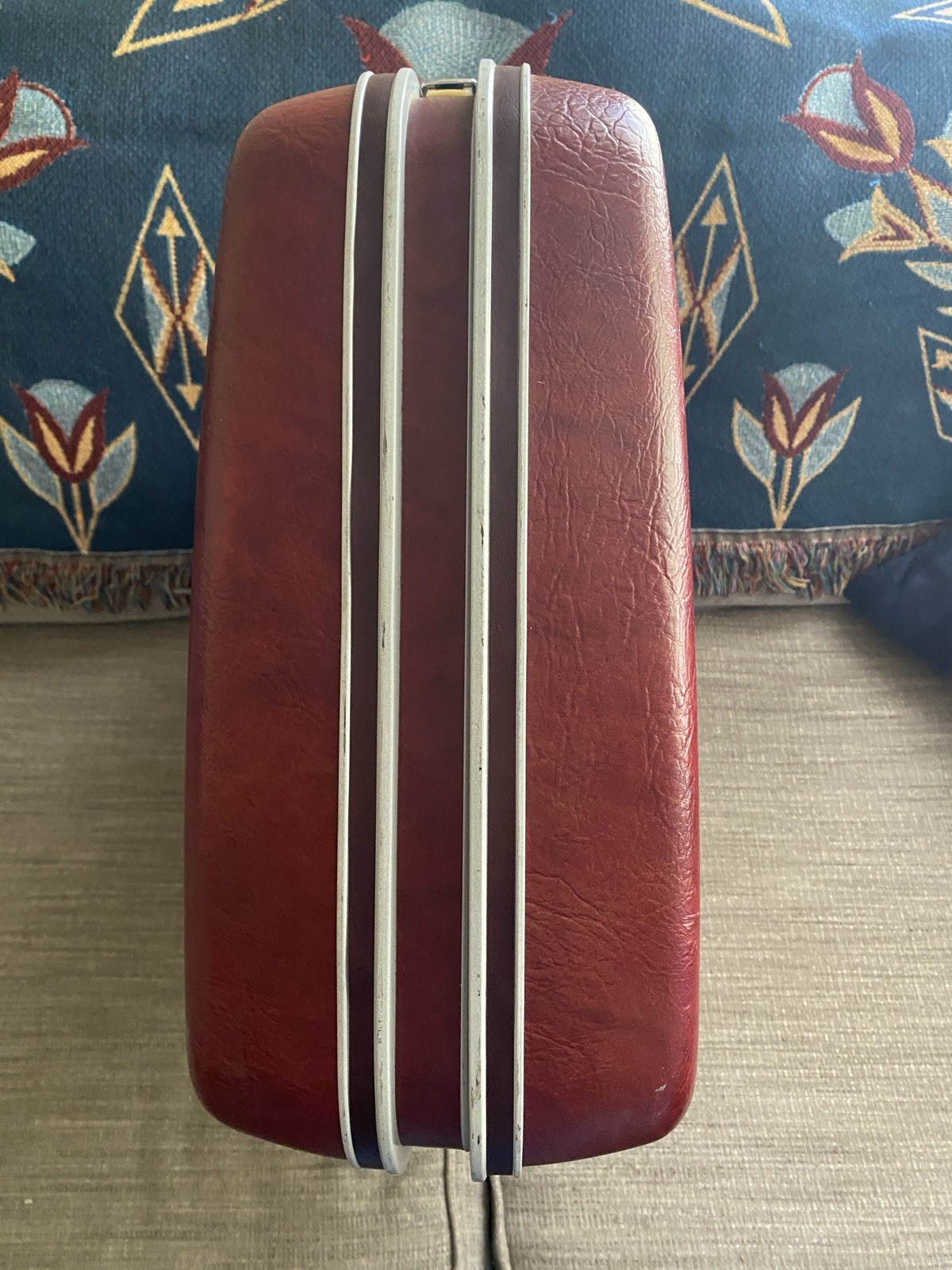 Vintage Samsonite Red Hard Case Suitcase Clamshell • With Keys aprox 22x17x7