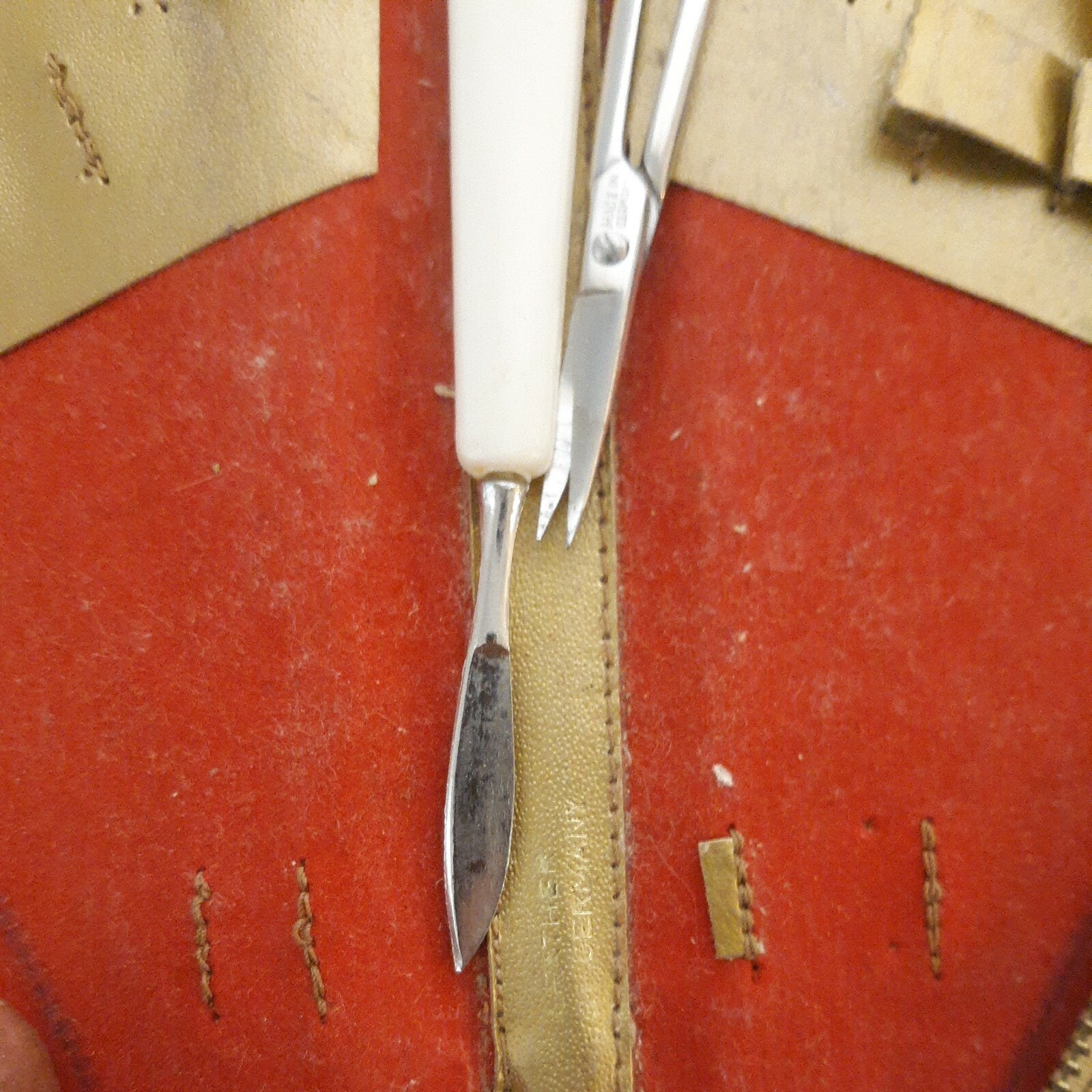 Vintage Travel Carrier Case with Tools Made in Germany AS FOUND CONDITION