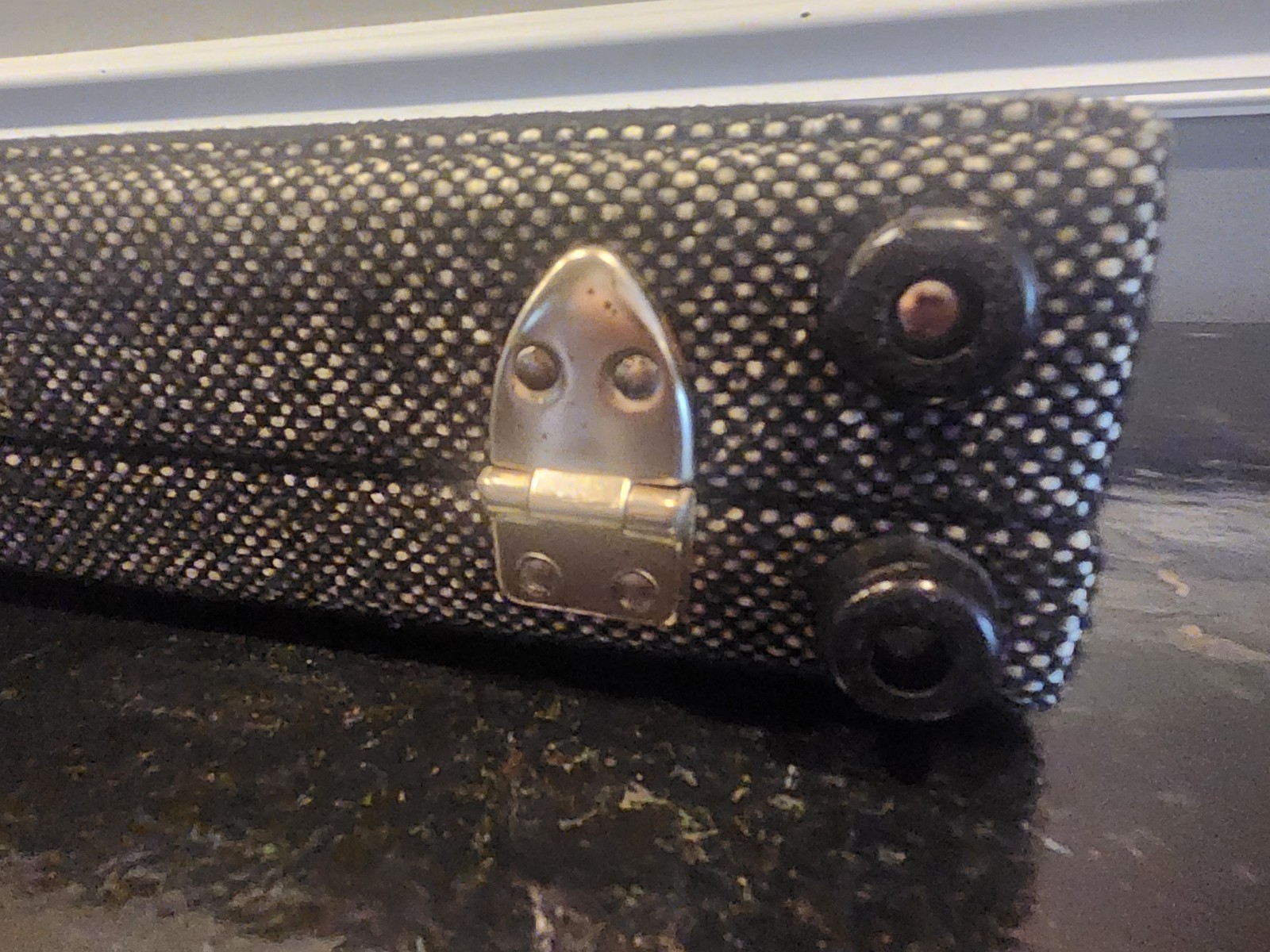 RARE~Vintage New~Stebco~BRIEFCASE~PORTFOLIO~Tweed Exterior~Vinyl Coated Interior