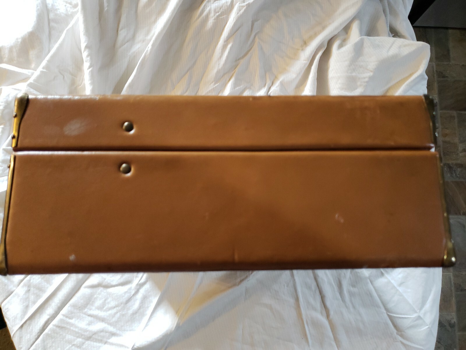 Vintage Rare H.J. Heggens Marsden INC Briefcase Luggage US Government Cowhide