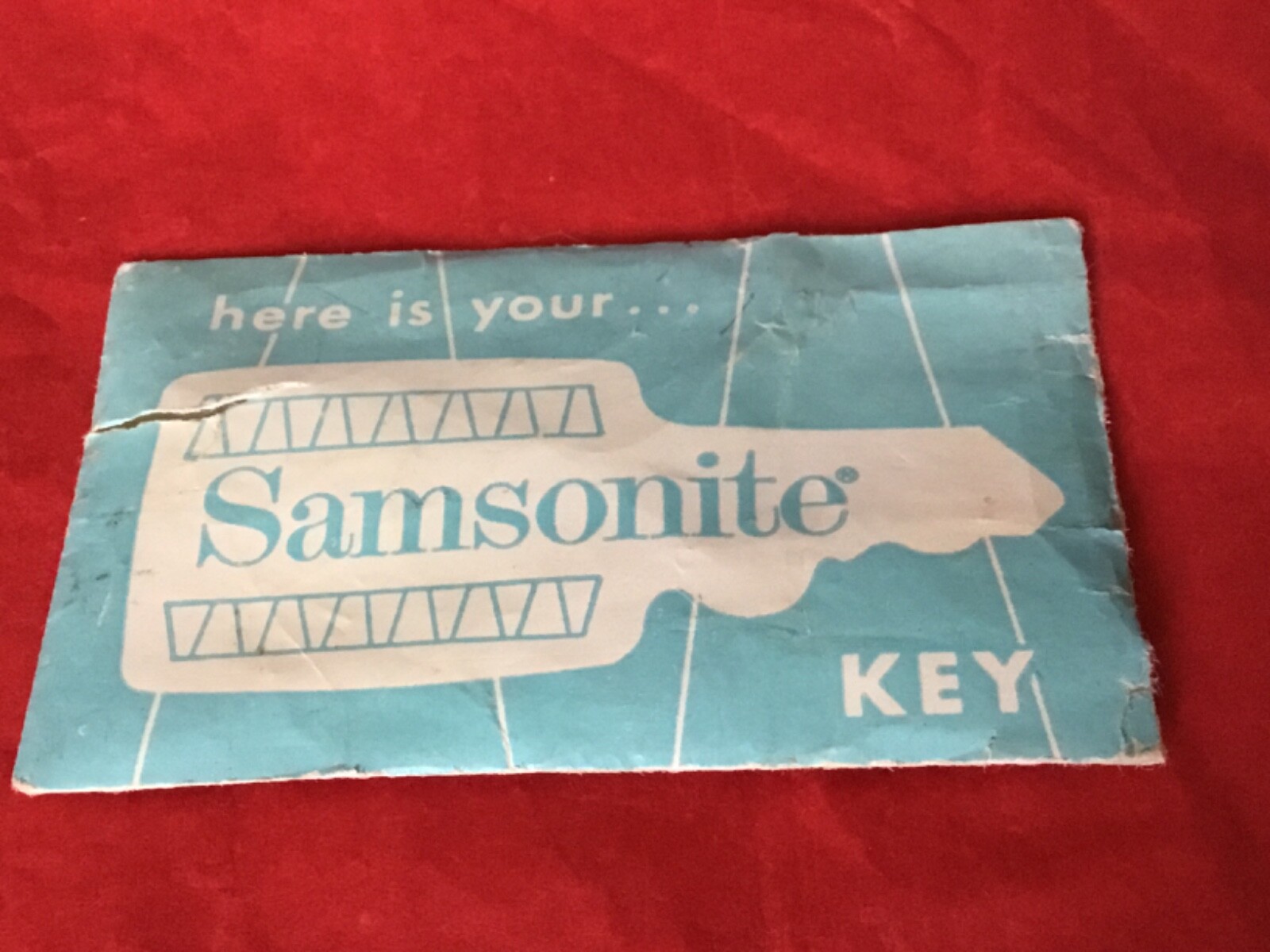 Samsonite Silouette Luggage Key 69 Shwayder Bros. Inc USA in Original Sleeve
