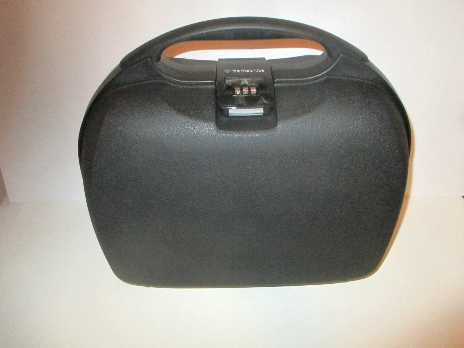 SAMSONITE EPSILON TRAIN TRAVEL BEAUTY HARDSHELL BLACK CASE 3 NUM COMBO LOCK NICE