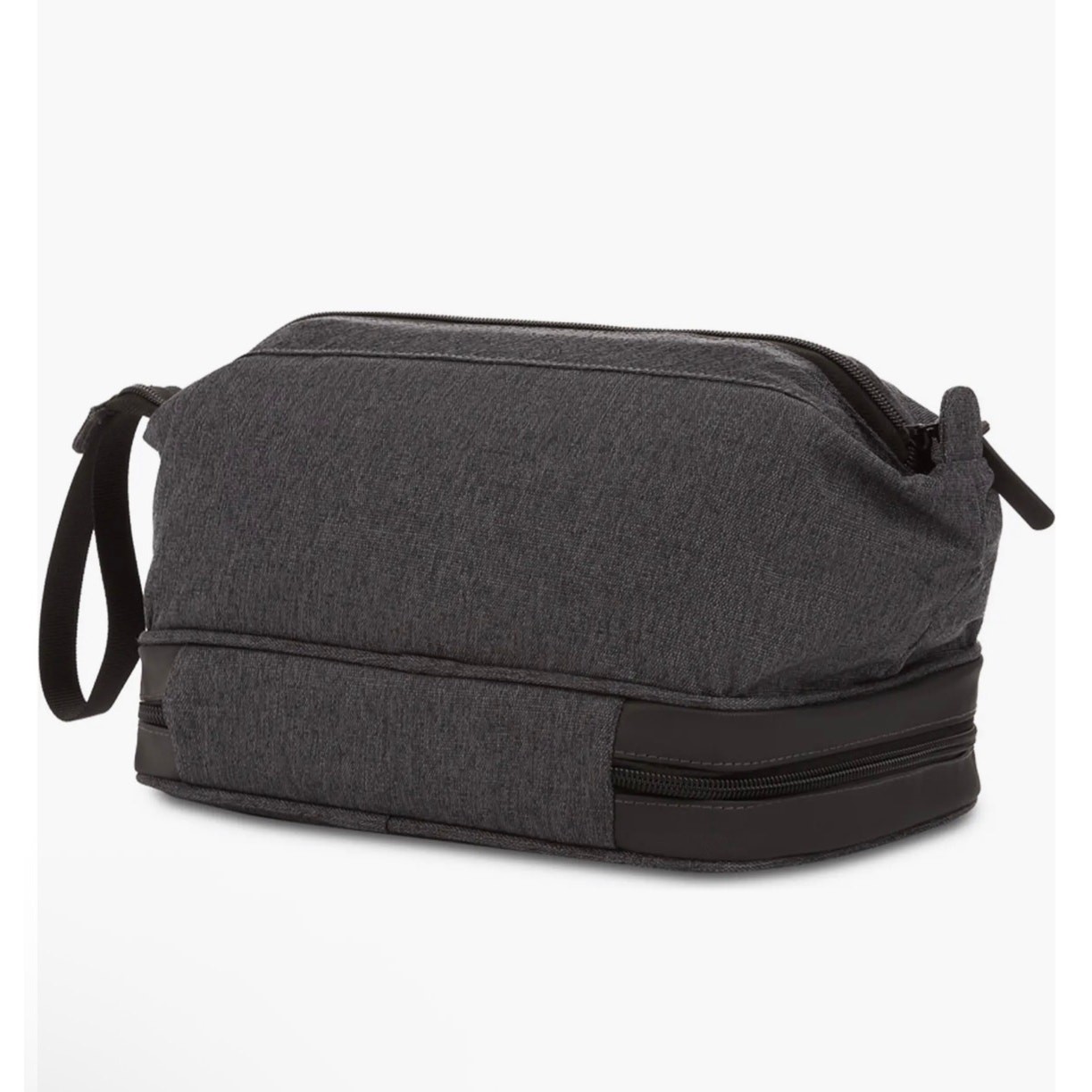 SWISSGEAR Deluxe Toiletry Bag Sleek Heather Gray Travel Organizer Tech Aesthetic