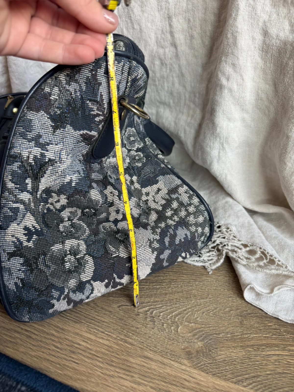 Vintage Ciao! Floral Tapestry Weekender Bag | Retro 90s Overnight Carry-On