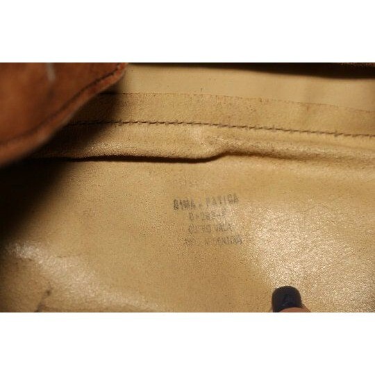 Vtg SIMA – PATICA Cuero Vala Leather Luggage Brass Hardware Made In Argentina