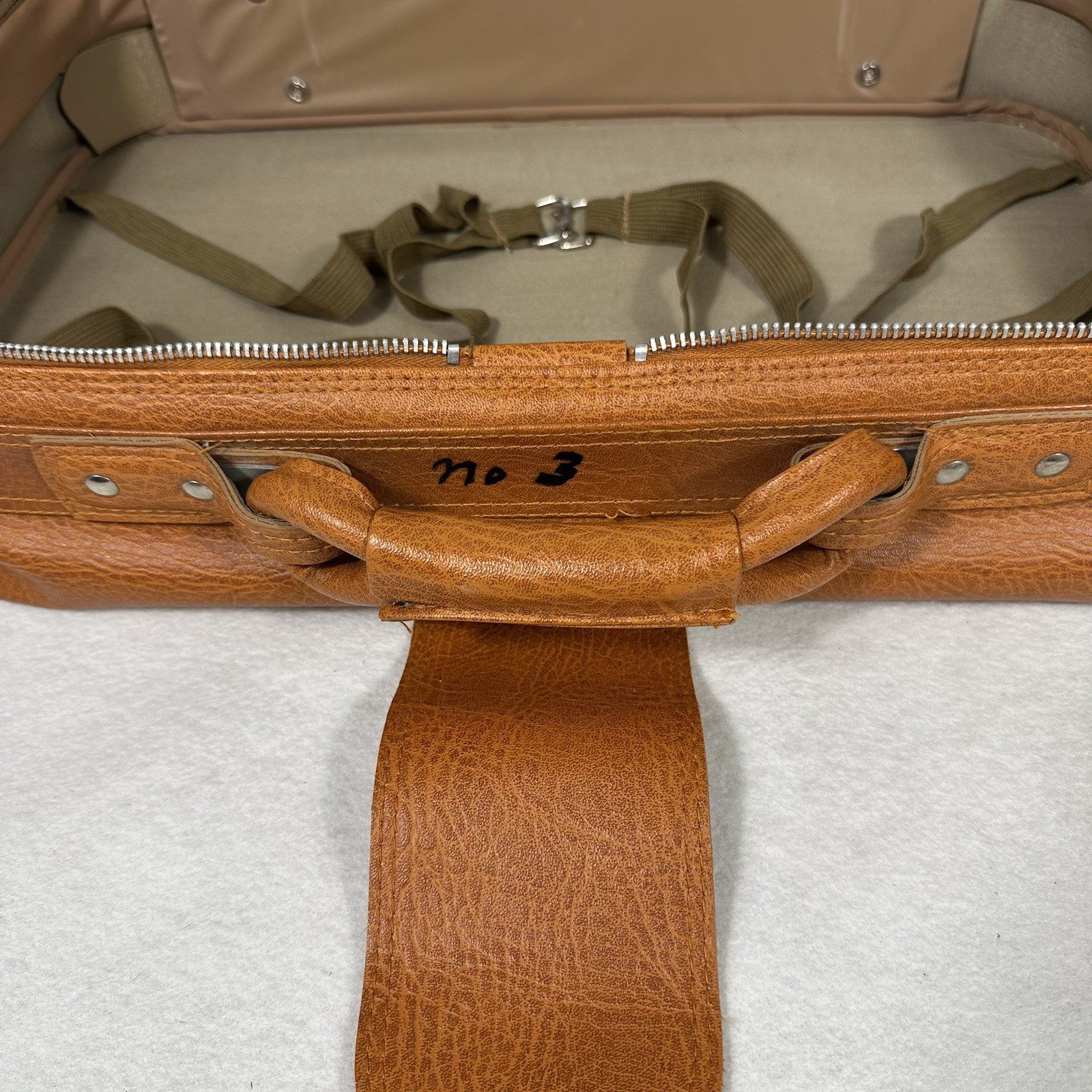 World Traveler 2-Piece Luggage Brown Faux Leather