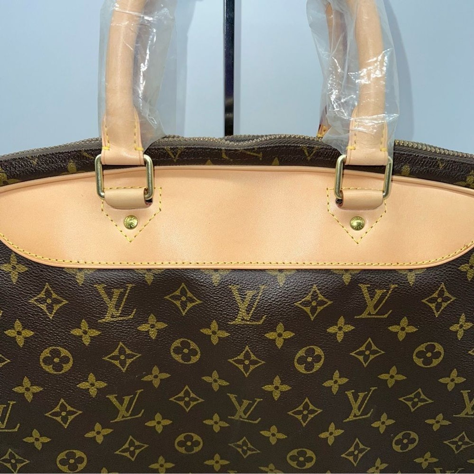Louis Vuitton Alize 2 Monogram Poches Suitcase w/Strap-2 Locks/Key-Garment Bags+
