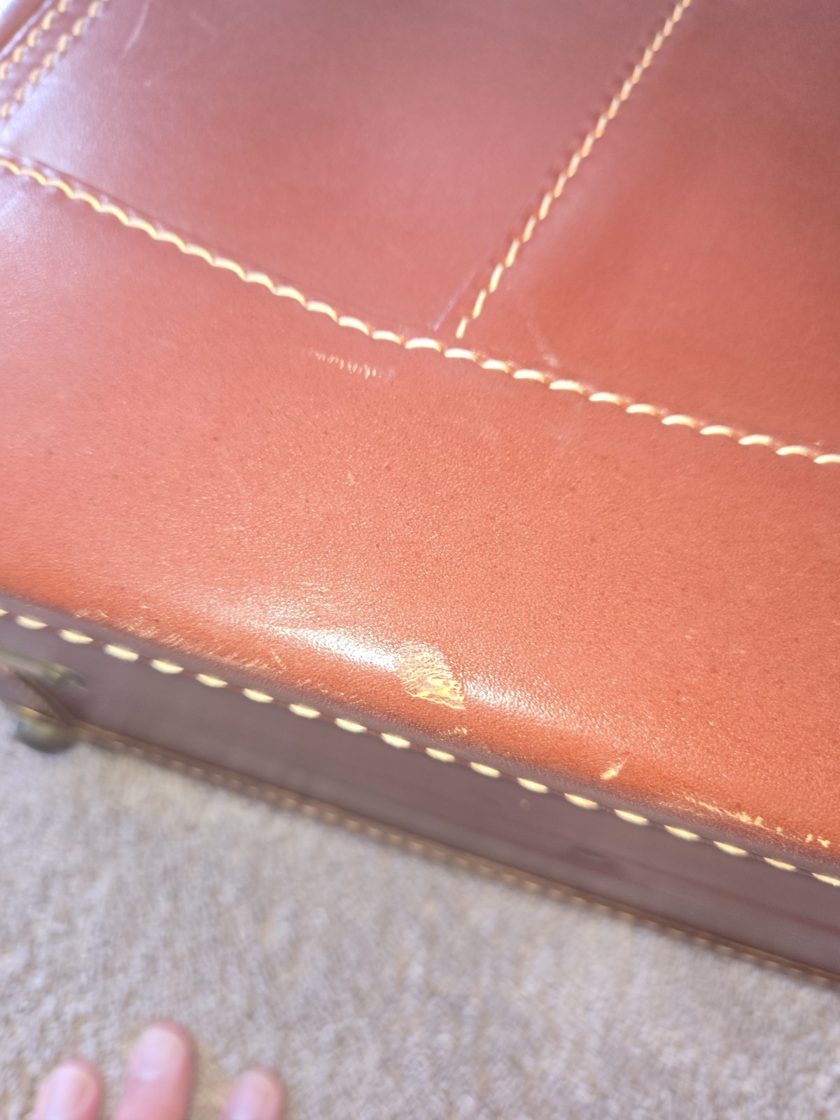 VTG J.C. HIGGINS MEN’S TWO SUITER CASE-1950s-Never Used- Orig Tag,keys,hangers